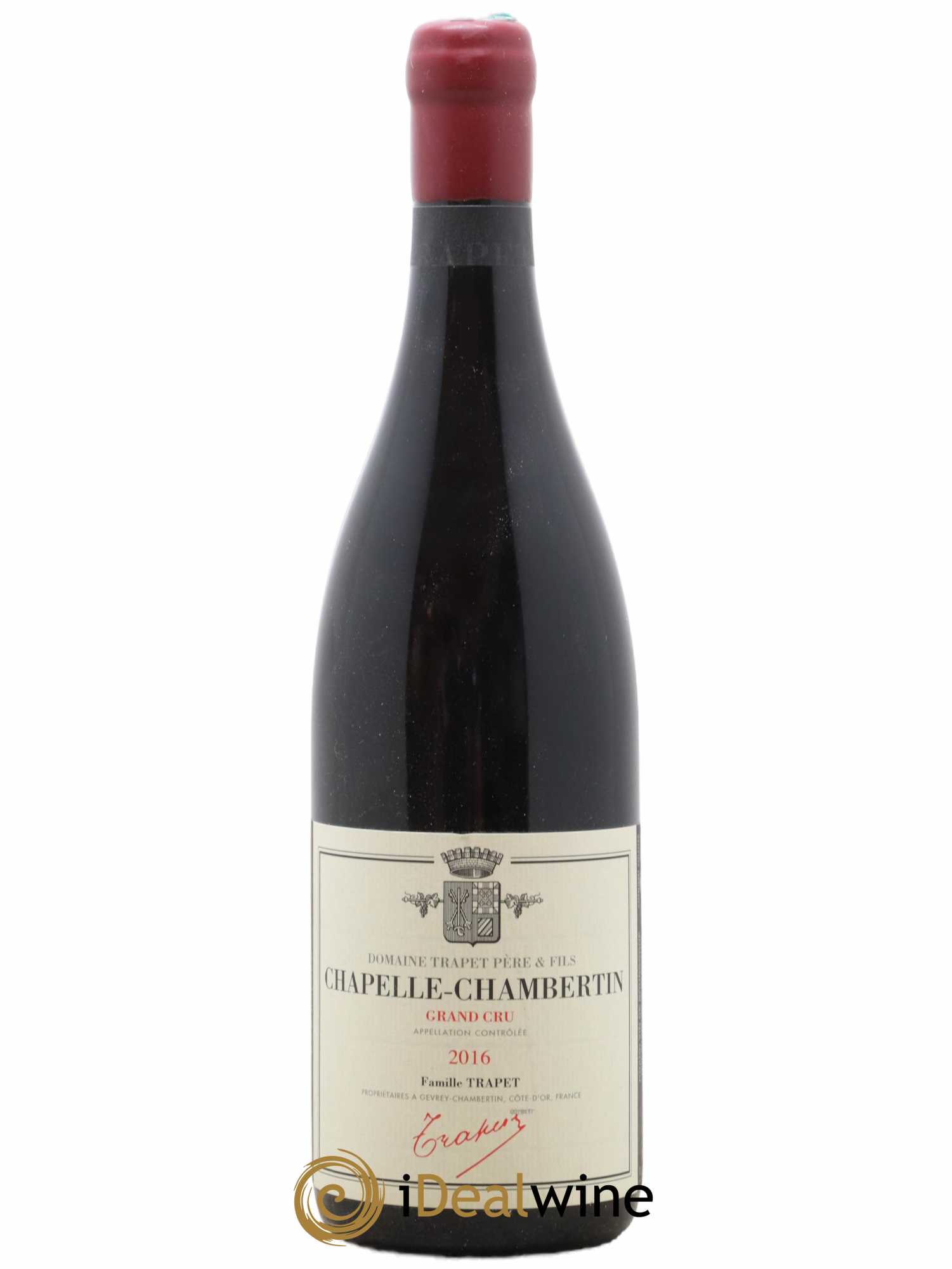 Chapelle-Chambertin Grand Cru Domaine Trapet 2016 - Lot de 1 bouteille - 0