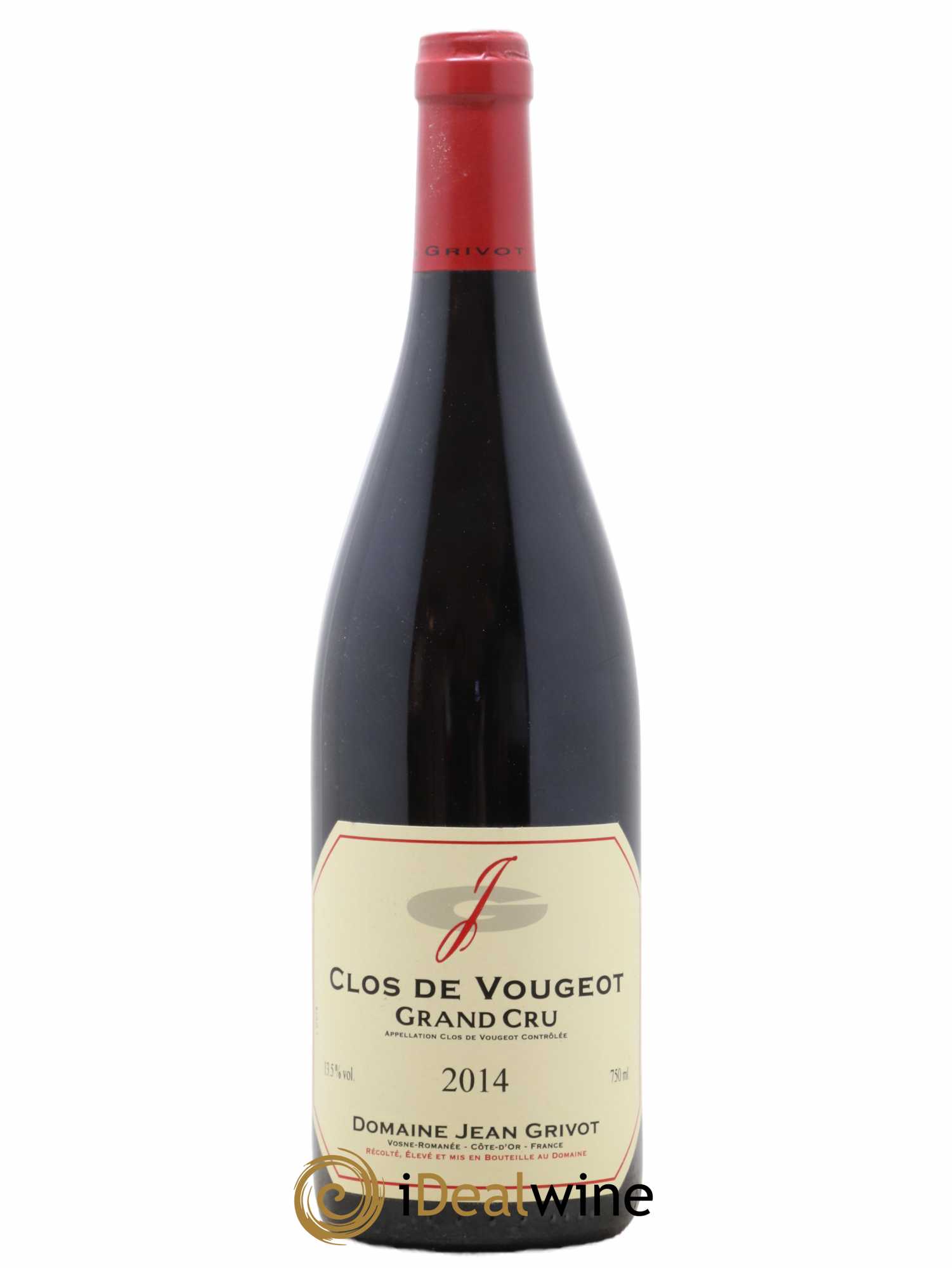 Clos de Vougeot Grand Cru Jean Grivot 2014 - Lot de 1 bouteille - 0