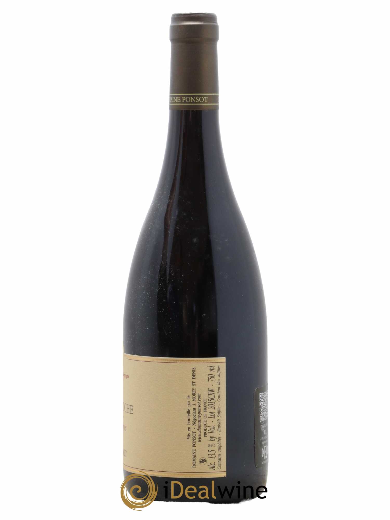 Clos de la Roche Grand Cru Vieilles Vignes Ponsot (Domaine) 2015 - Lot de 1 bouteille - 2