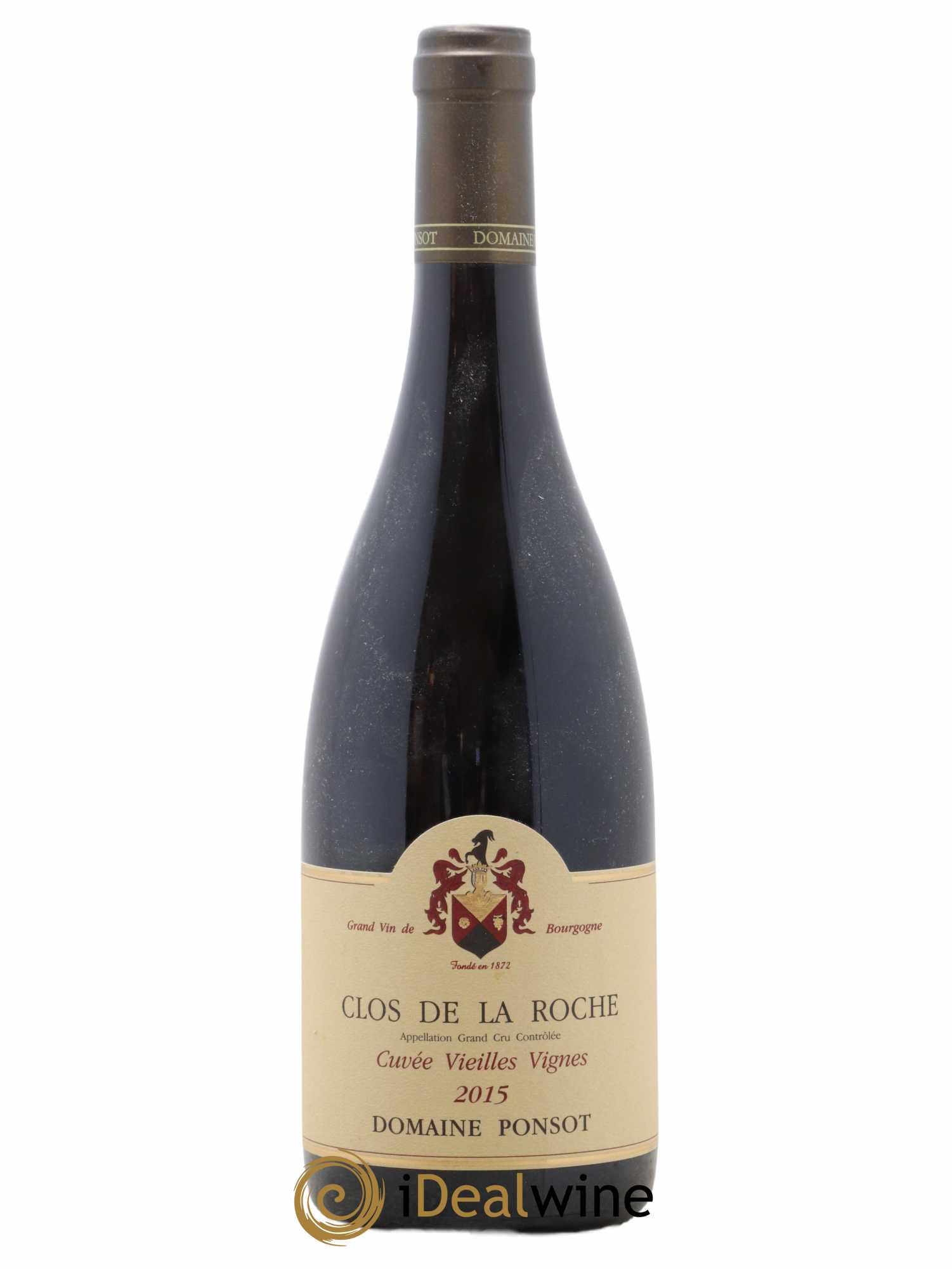 Clos de la Roche Grand Cru Vieilles Vignes Ponsot (Domaine) 2015 - Lot de 1 bouteille - 0