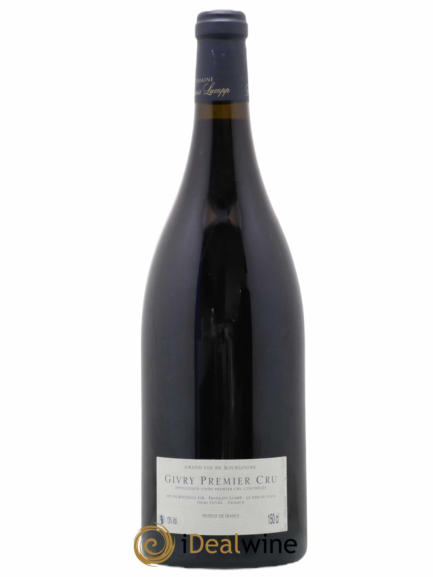 Givry 1er Cru A Vigne Rouge François Lumpp (Domaine) 2016 - Lot de 1 magnum - 1