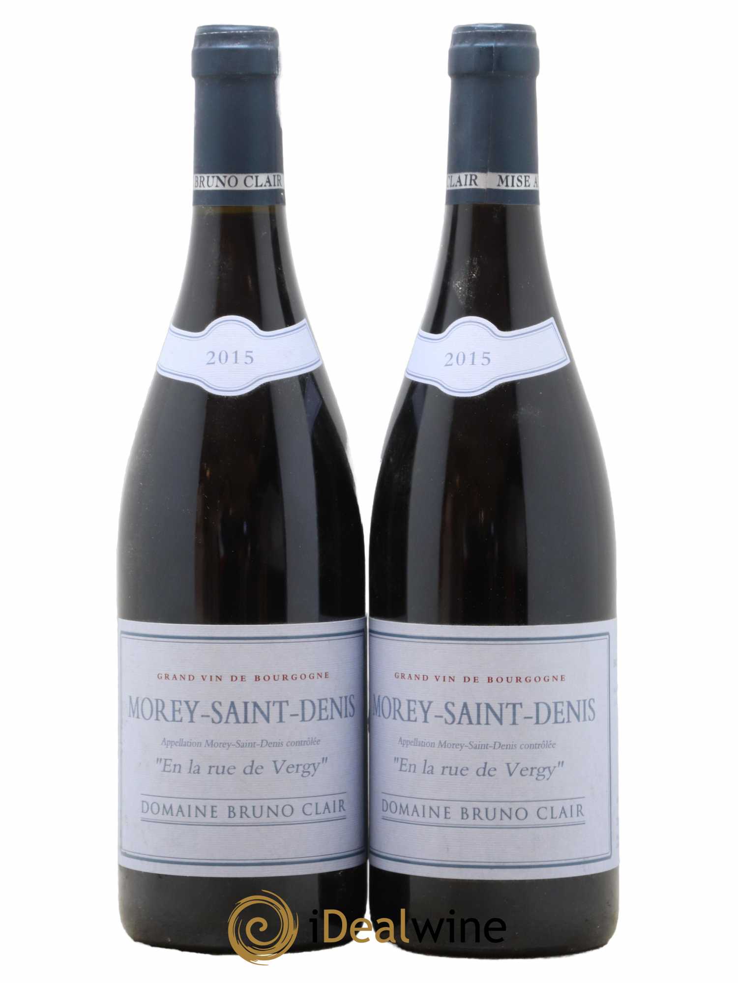 Morey-Saint-Denis En la Rue de Vergy Bruno Clair (Domaine) 2015 - Lot de 2 bouteilles - 0