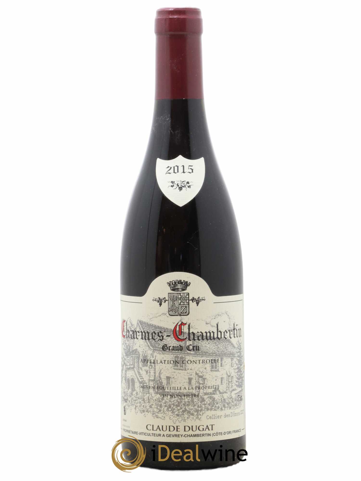 Charmes-Chambertin Grand Cru Claude Dugat 2015 - Lot de 1 bouteille - 0