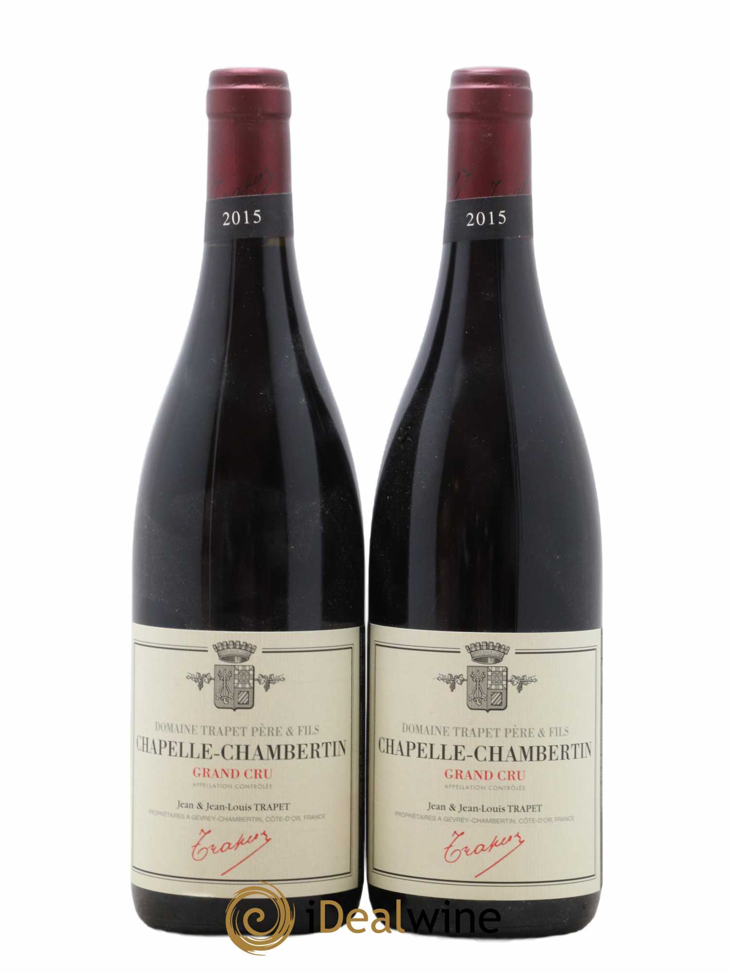 Chapelle-Chambertin Grand Cru Domaine Trapet 2015 - Lot de 2 bouteilles - 0