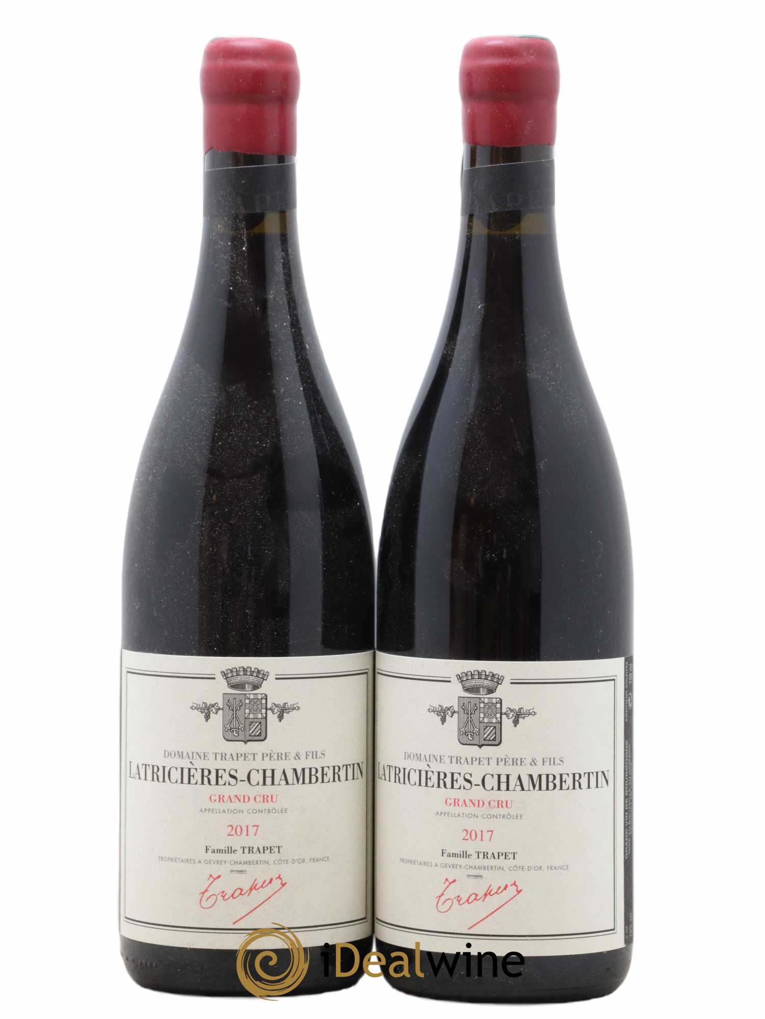 Latricières-Chambertin Grand Cru Domaine Trapet 2017 - Lot de 2 bouteilles - 0