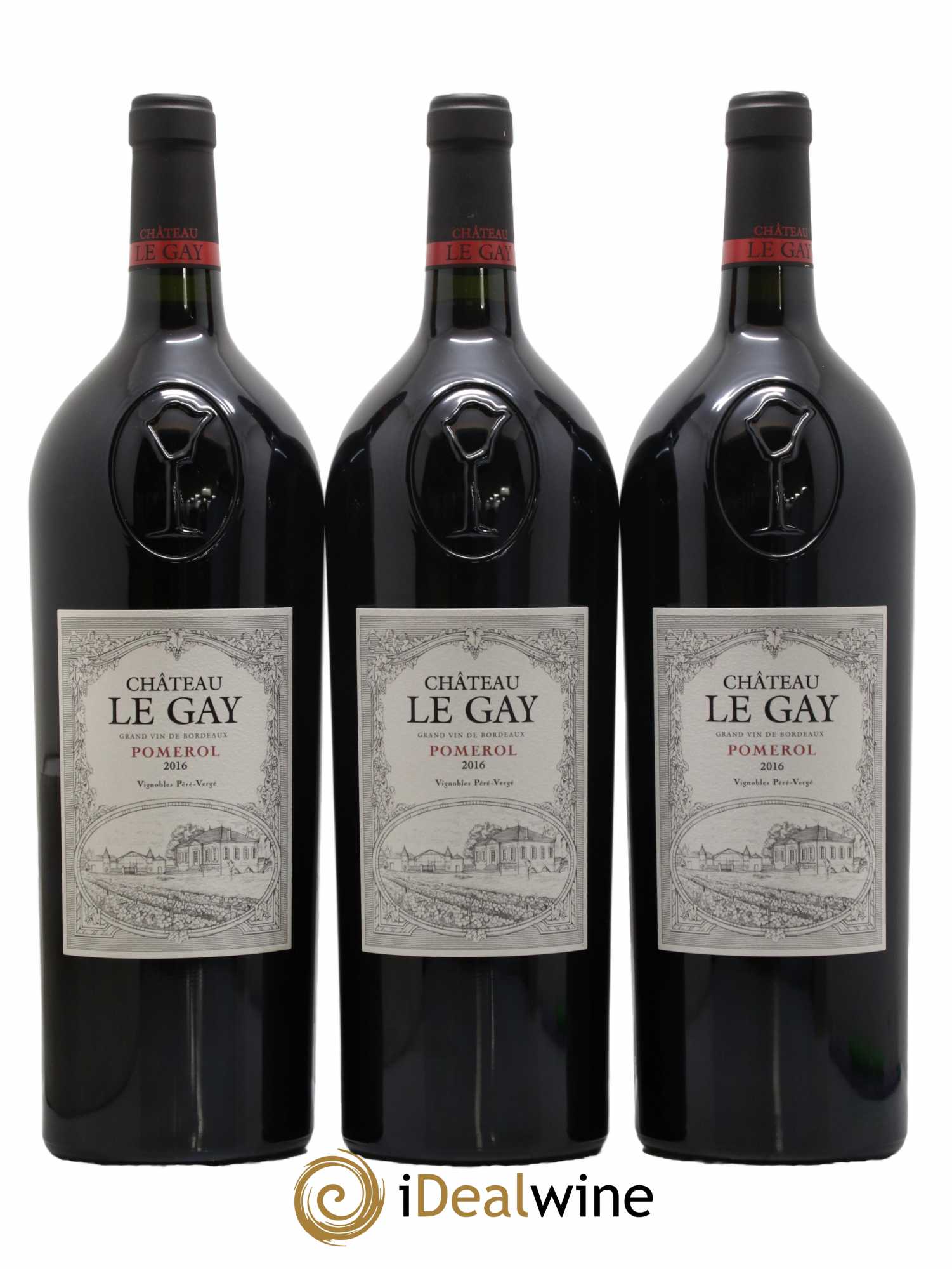 Château Le Gay 2016 - Lot de 3 magnums - 0