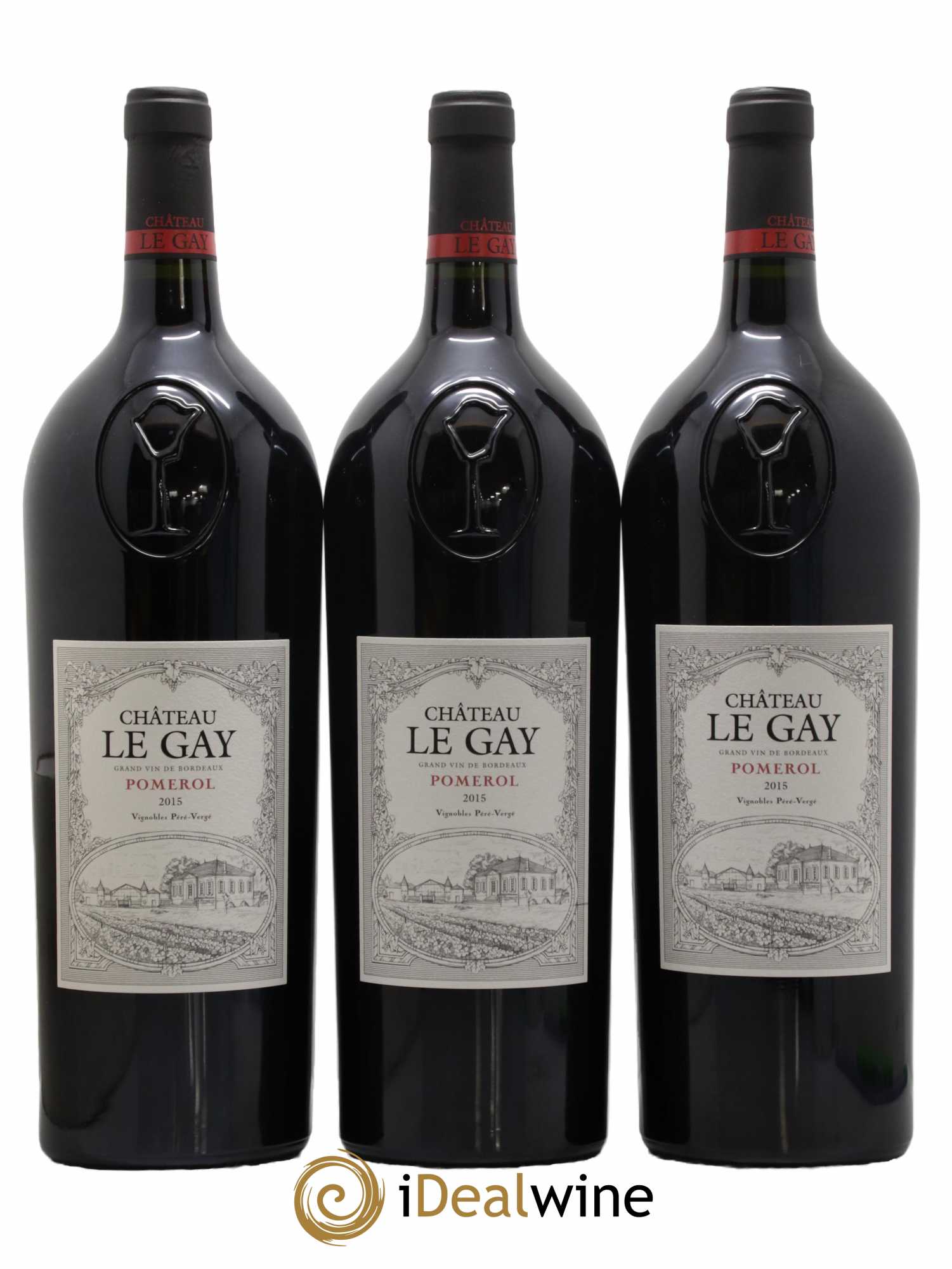 Château Le Gay 2015 - Lot de 3 magnums - 0