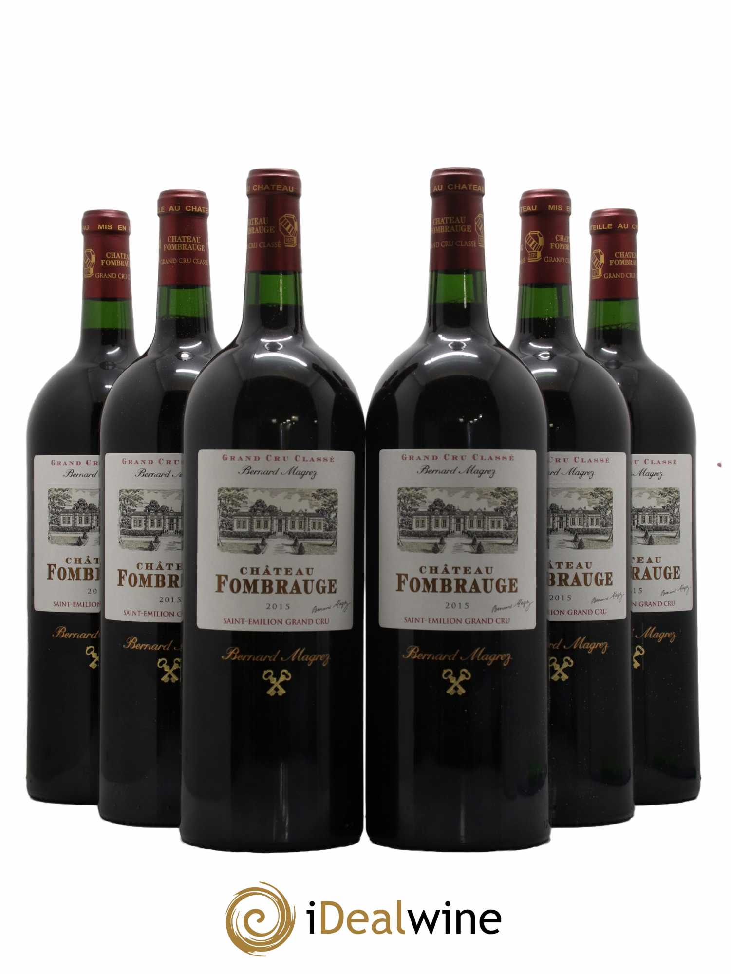 Château Fombrauge Grand Cru Classé 2015 - Lot de 6 magnums - 0
