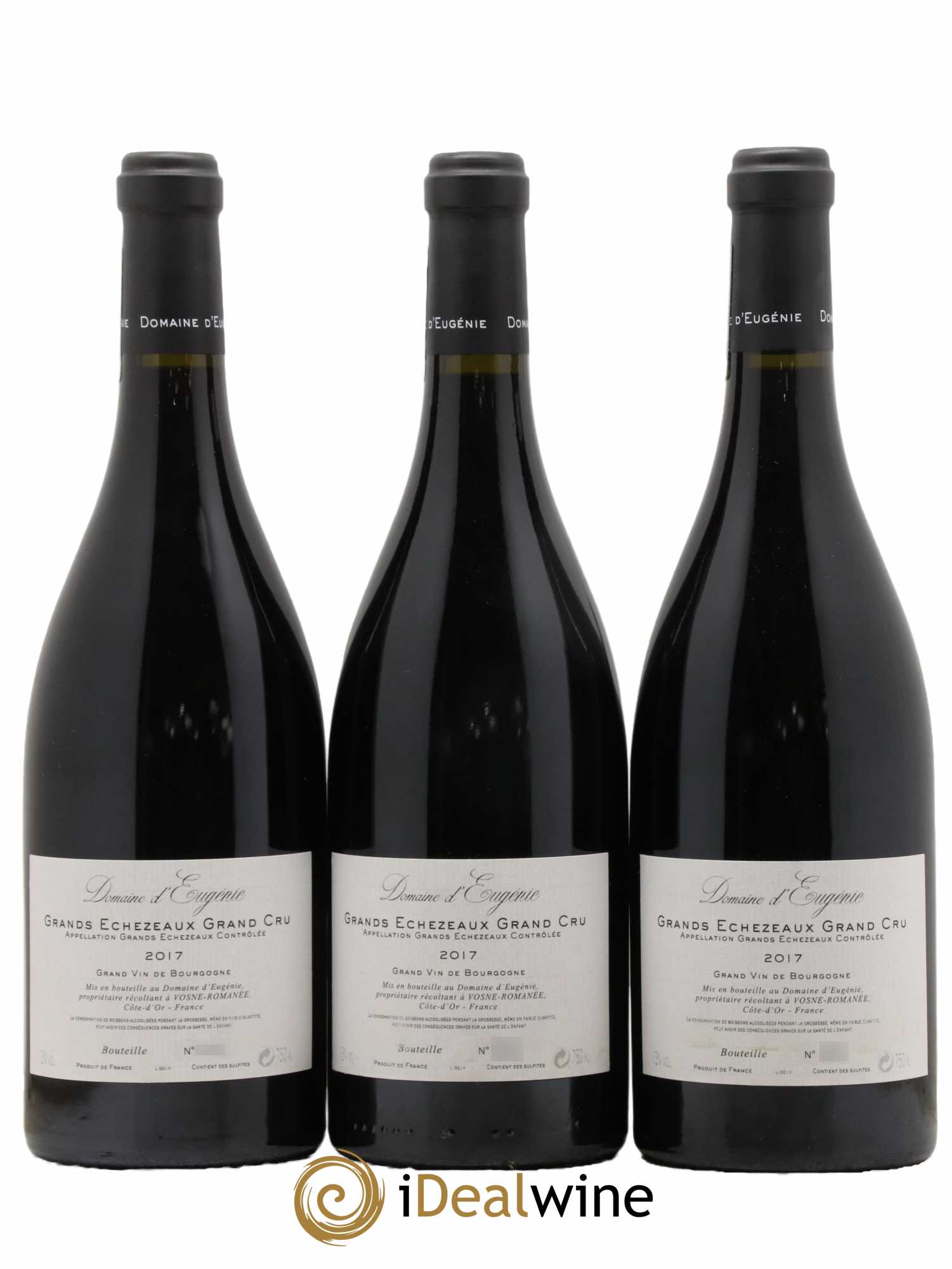 Grands-Echezeaux Grand Cru Domaine René Engel - Domaine Eugénie 2017 - Lot of 3 bottles - 1