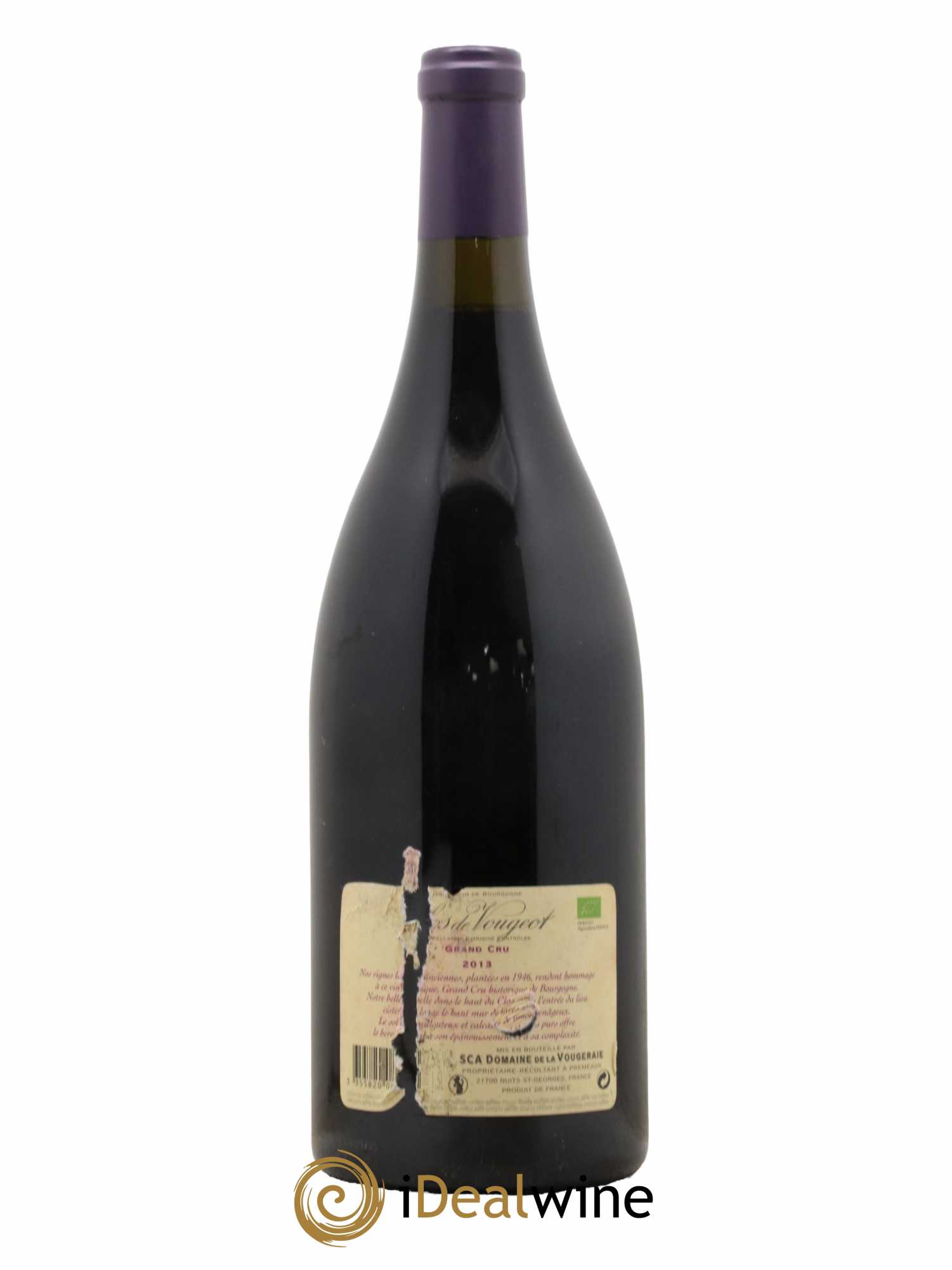 Clos de Vougeot Grand Cru La Vougeraie 2013 - Lot de 1 magnum - 1