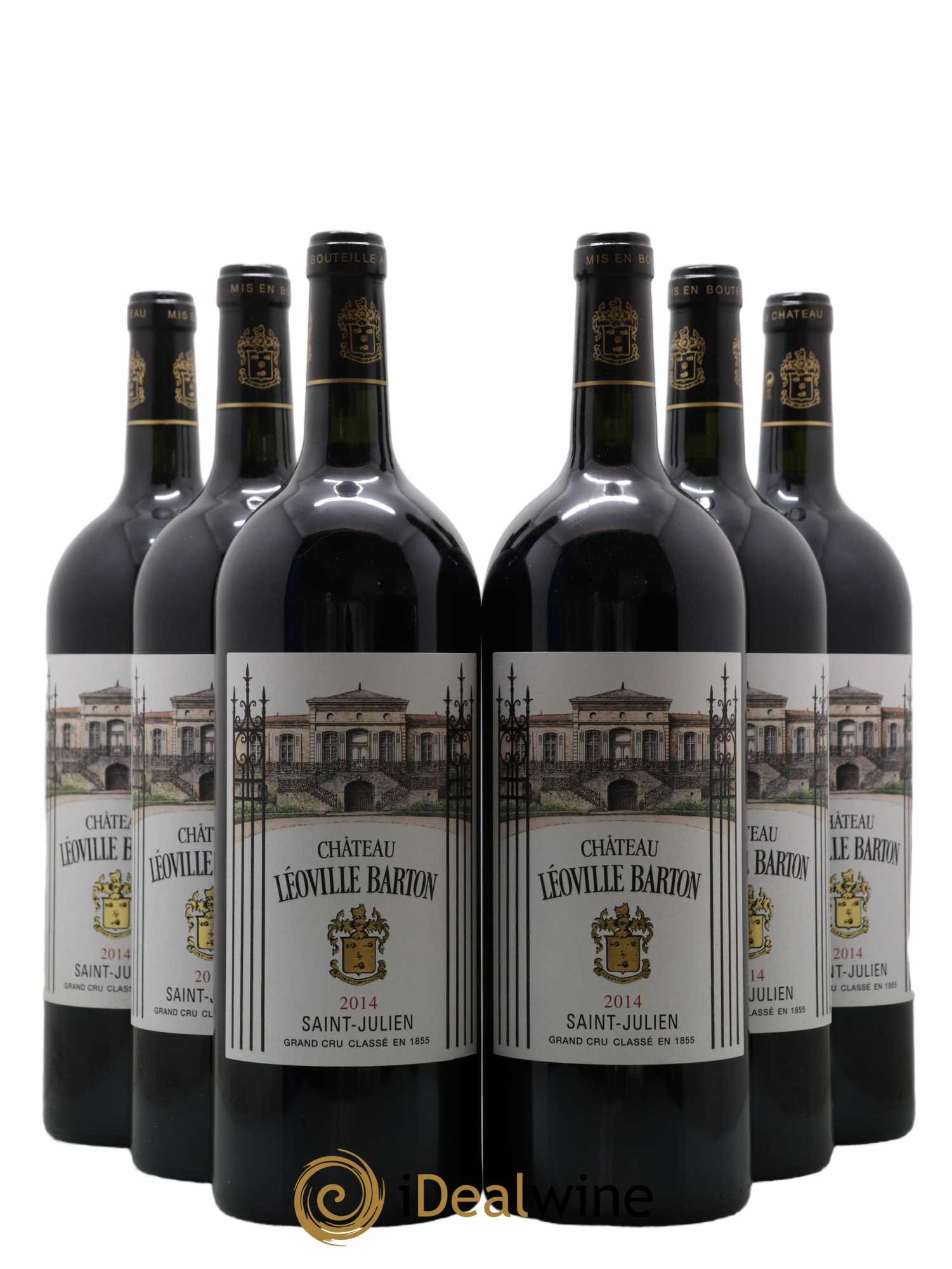 Château Léoville Barton 2ème Grand Cru Classé 2014 - Lot de 6 magnums - 0