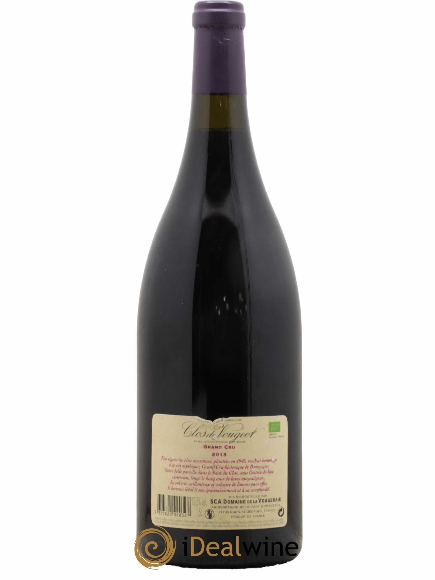 Clos de Vougeot Grand Cru La Vougeraie 2013 - Lotto di 1 magnum - 1