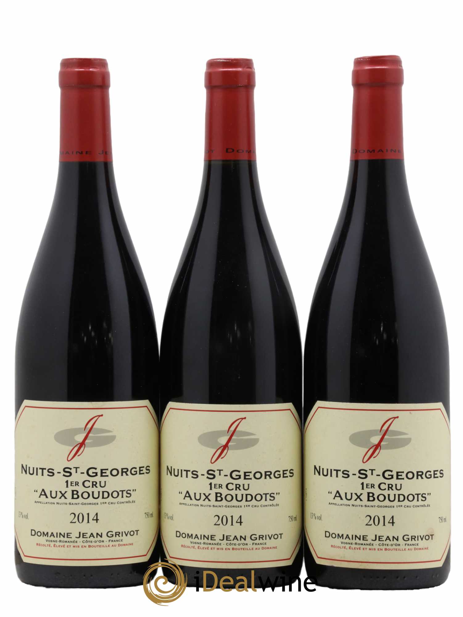 Nuits-Saint-Georges 1er Cru Aux Boudots Jean Grivot 2014 - Lot de 3 bouteilles - 0