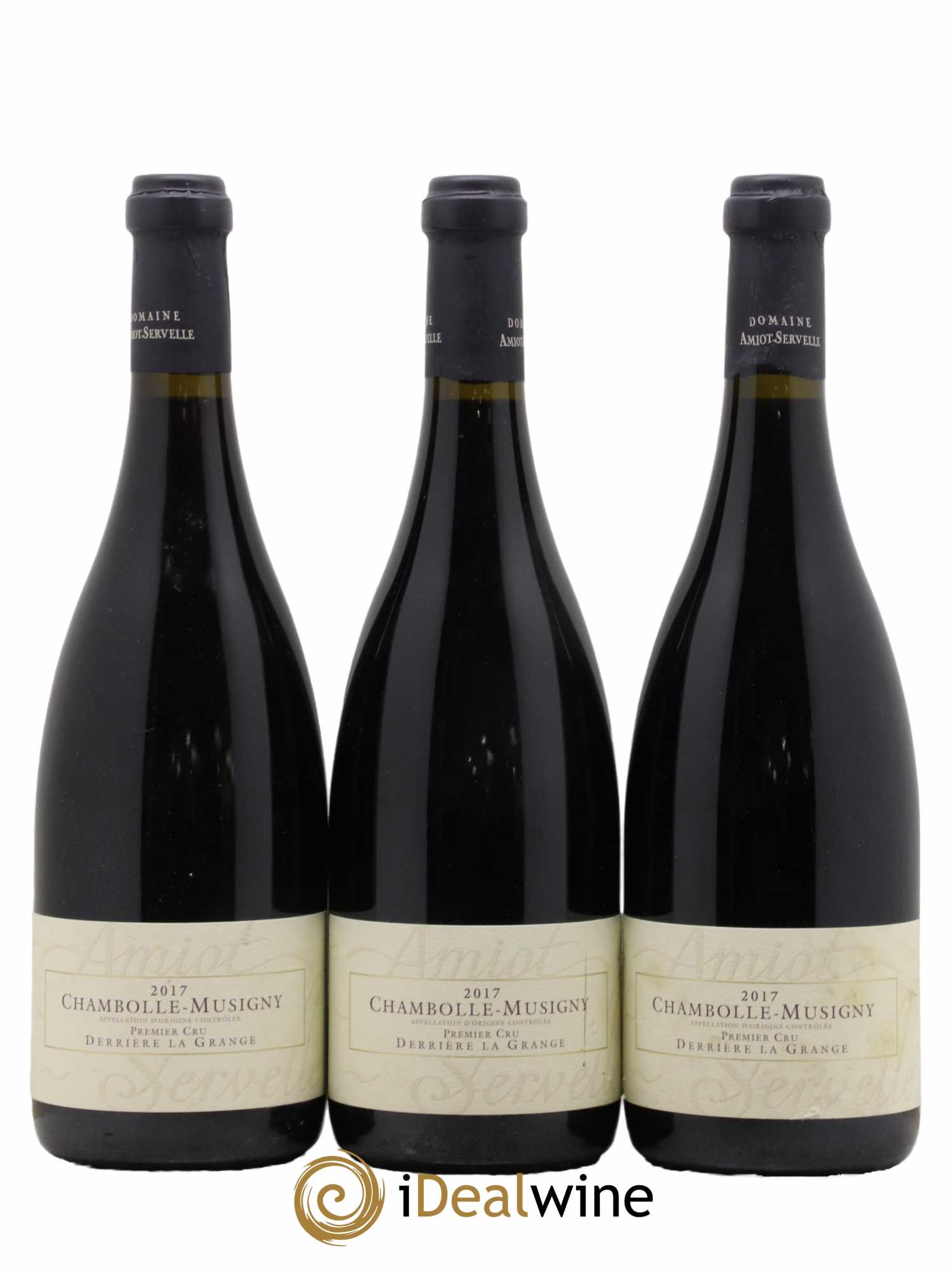 Chambolle-Musigny 1er Cru Derrière la Grange Amiot-Servelle 2017 - Lot de 3 bouteilles - 0