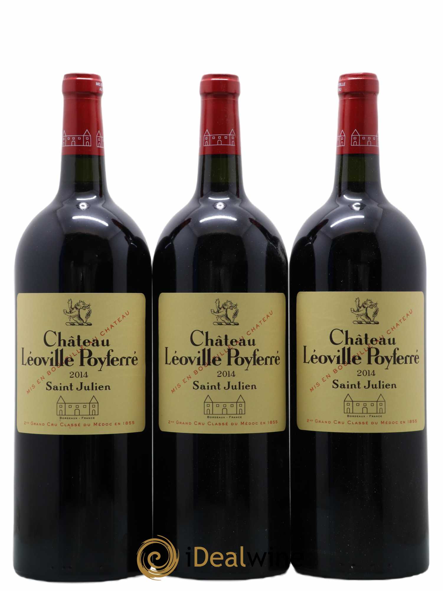 Château Léoville Poyferré 2ème Grand Cru Classé 2014 - Posten von 6 Magnum - 1