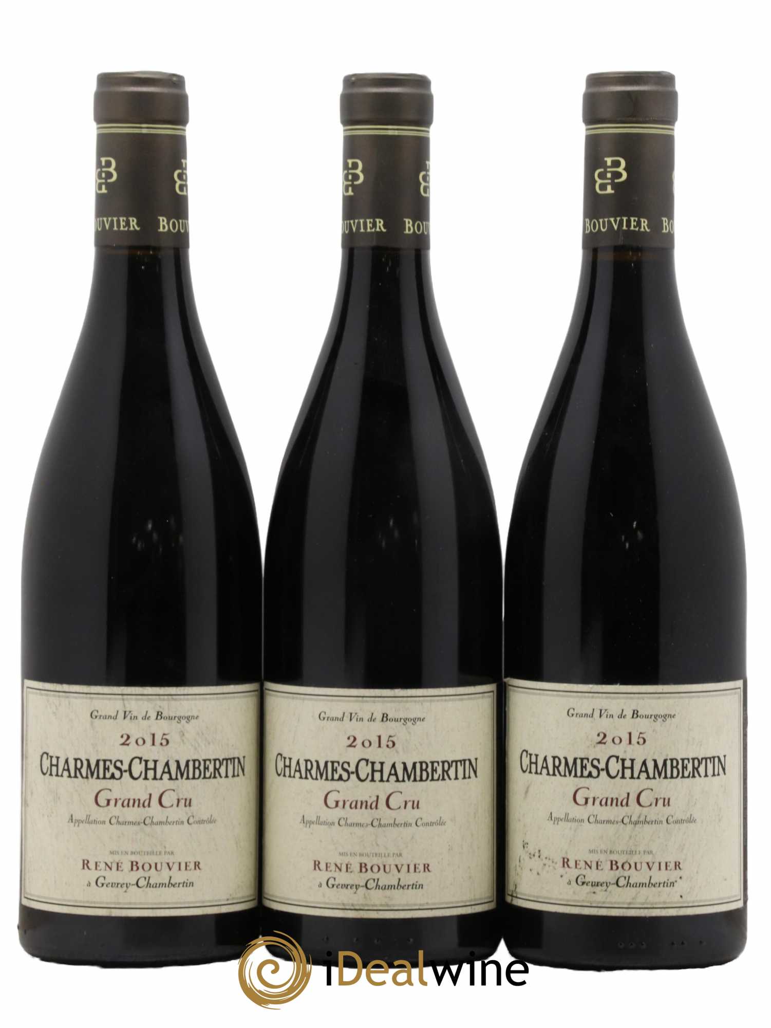 Charmes-Chambertin Grand Cru René Bouvier (Domaine) 2015 - Lot de 3 bouteilles - 0