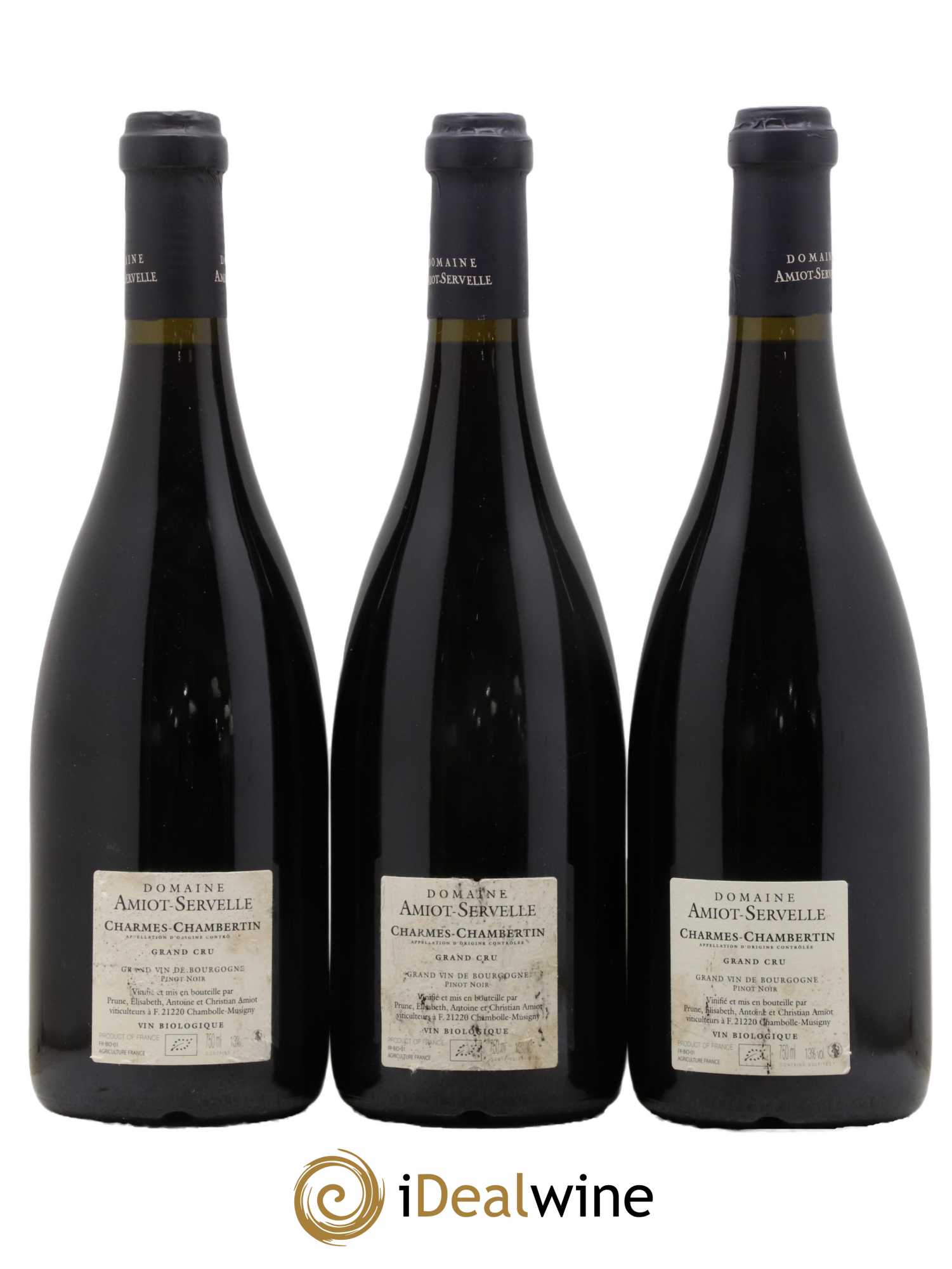 Charmes-Chambertin Grand Cru Amiot-Servelle 2017 - Lot of 3 bottles - 1