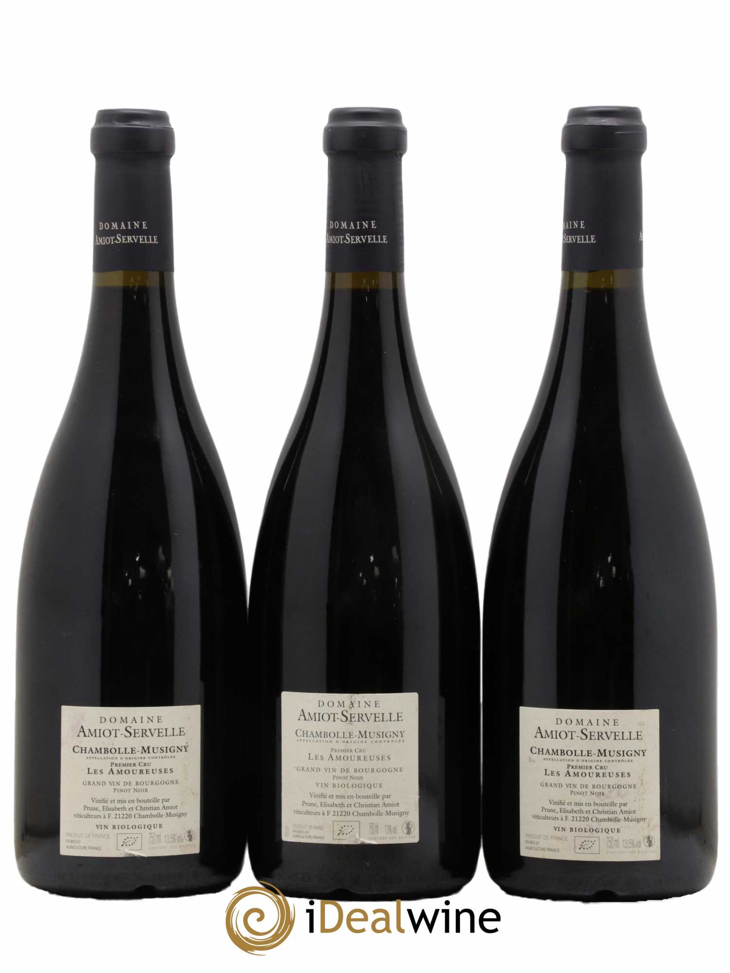 Chambolle-Musigny 1er Cru Les Amoureuses Amiot-Servelle 2016 - Lot de 3 bouteilles - 1