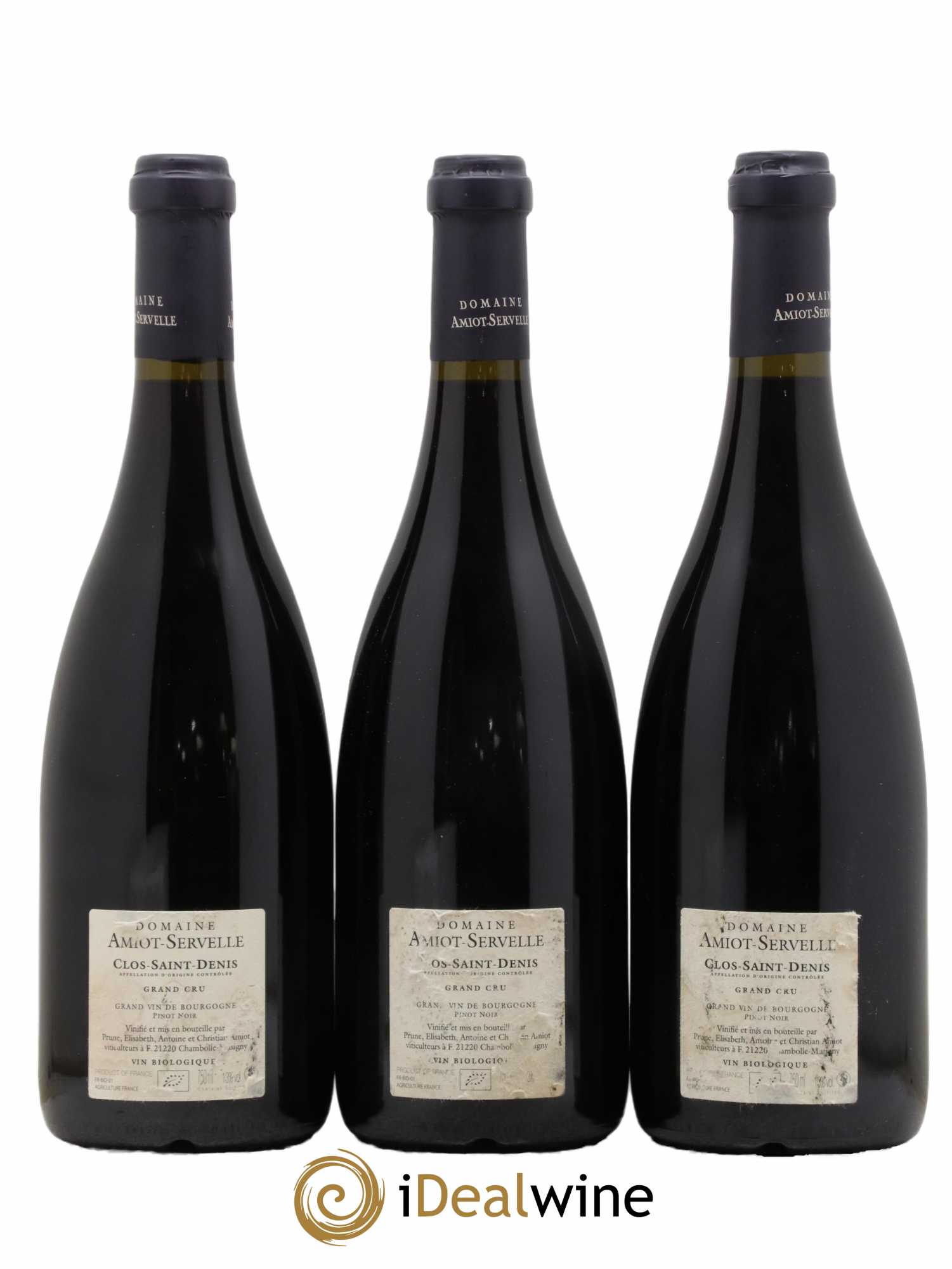 Clos Saint-Denis Grand Cru Amiot-Servelle 2017 - Lot de 3 bouteilles - 1