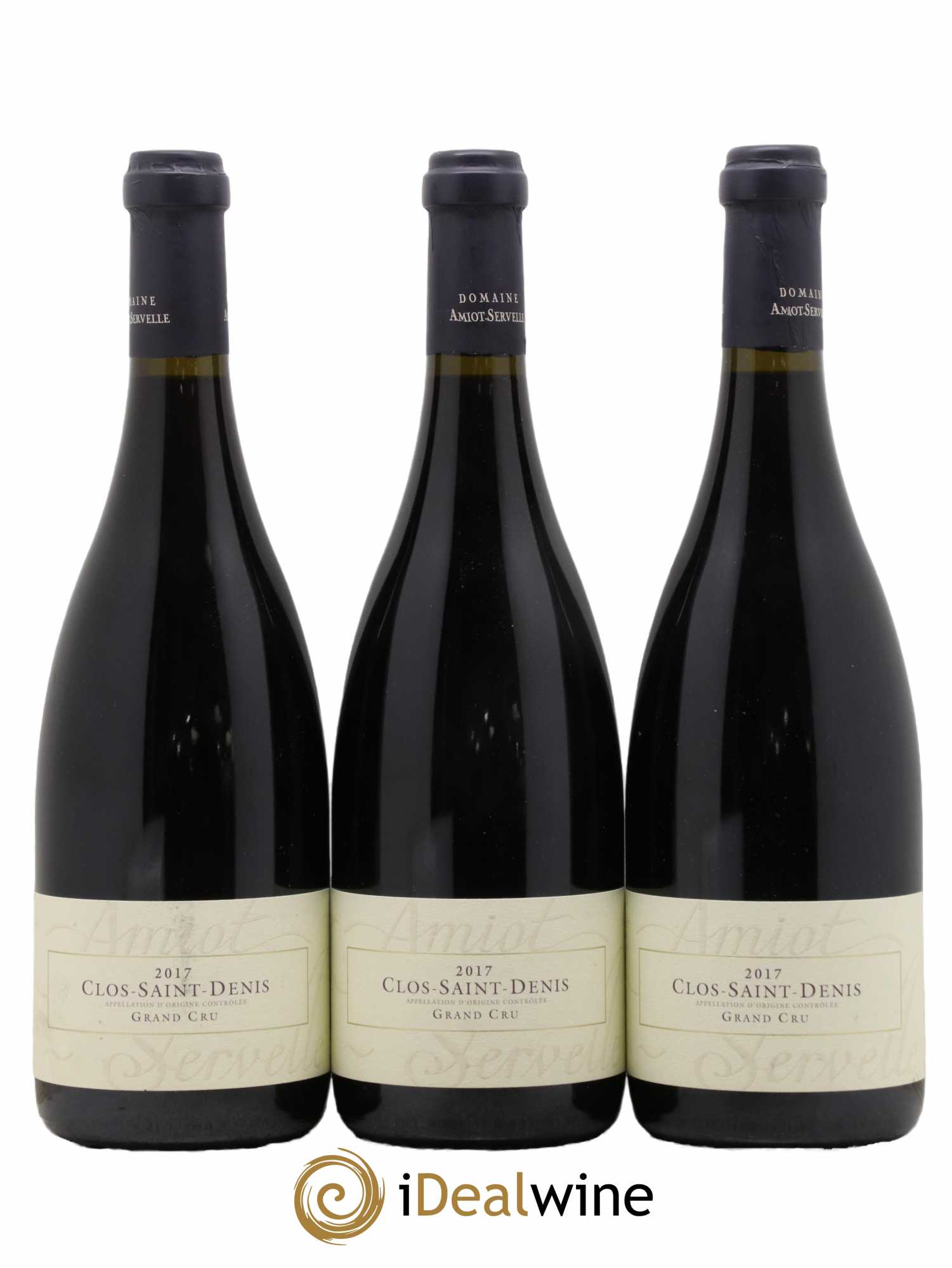 Clos Saint-Denis Grand Cru Amiot-Servelle 2017 - Lot de 3 bouteilles - 0