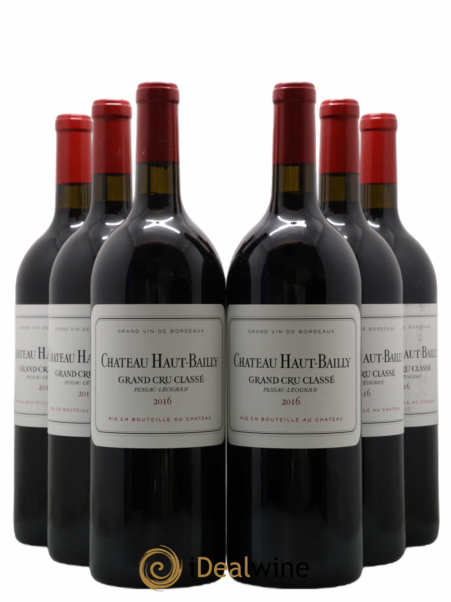 Château Haut-Bailly Cru Classé de Graves 2016 - Lot de 6 magnums - 0