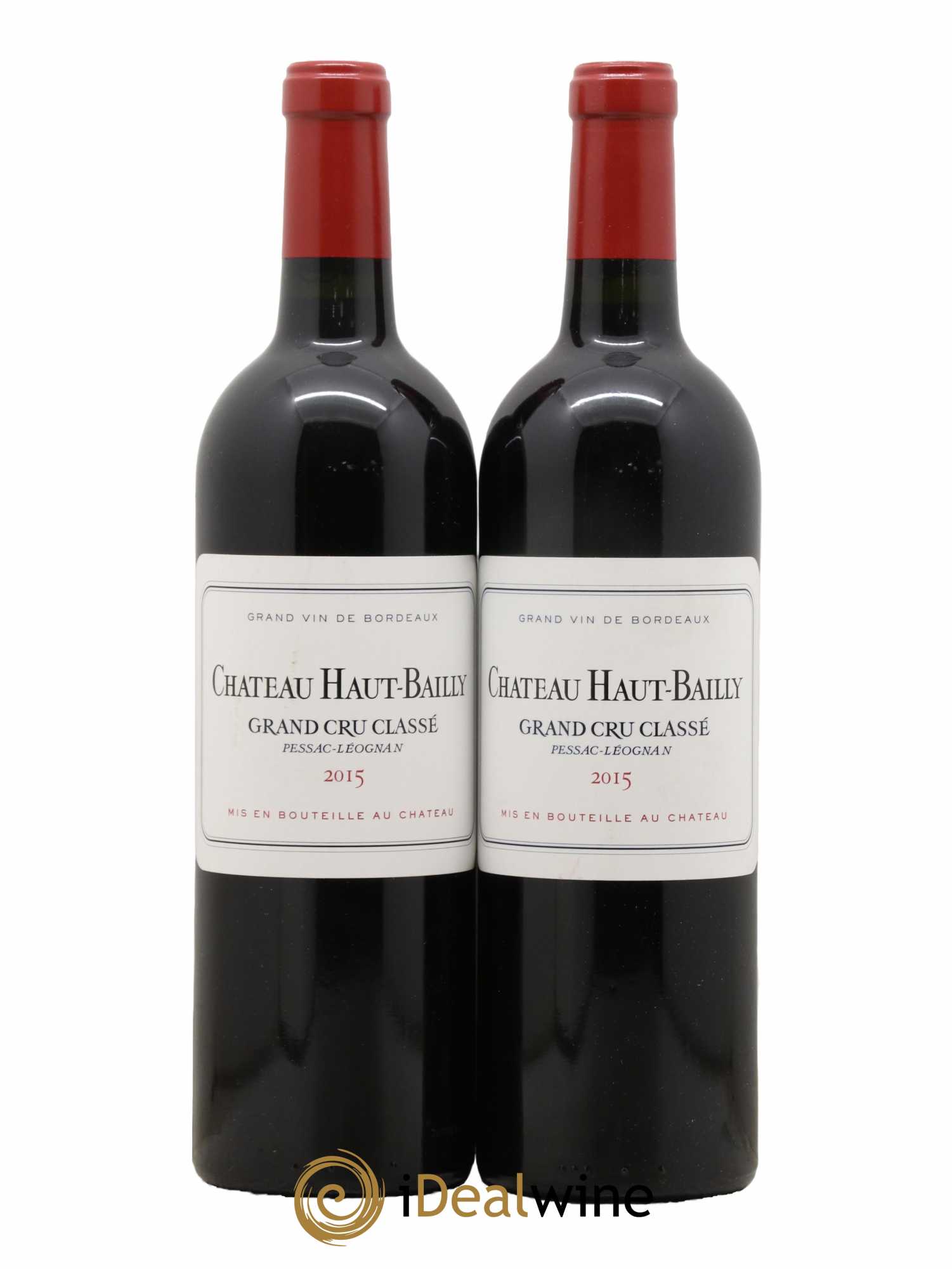 Château Haut-Bailly Cru Classé de Graves 2015 - Lot de 2 bouteilles - 0