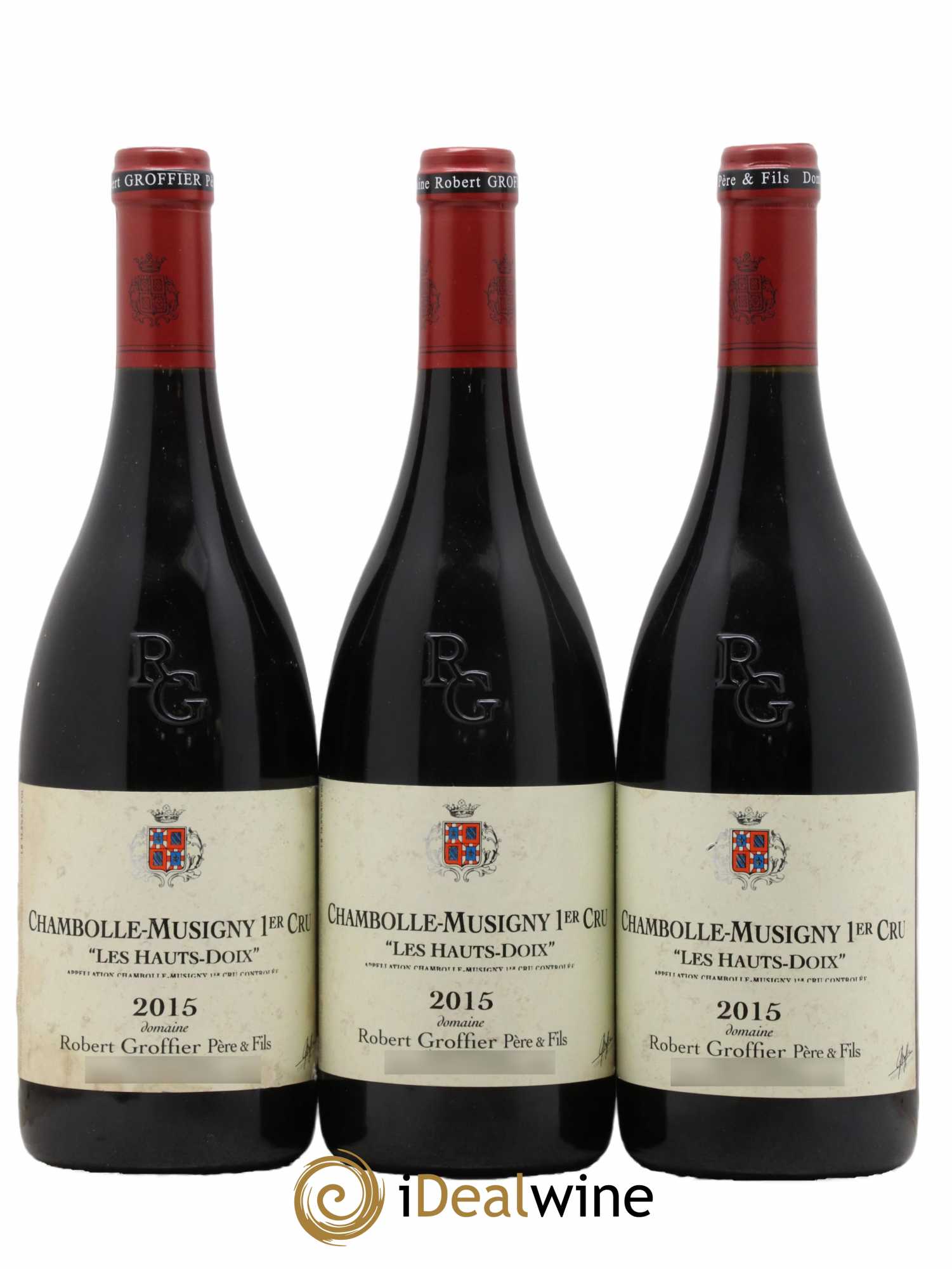 Chambolle-Musigny 1er Cru Les Hauts Doix Robert Groffier Père & Fils (Domaine) 2015 - Lot de 3 bouteilles - 0
