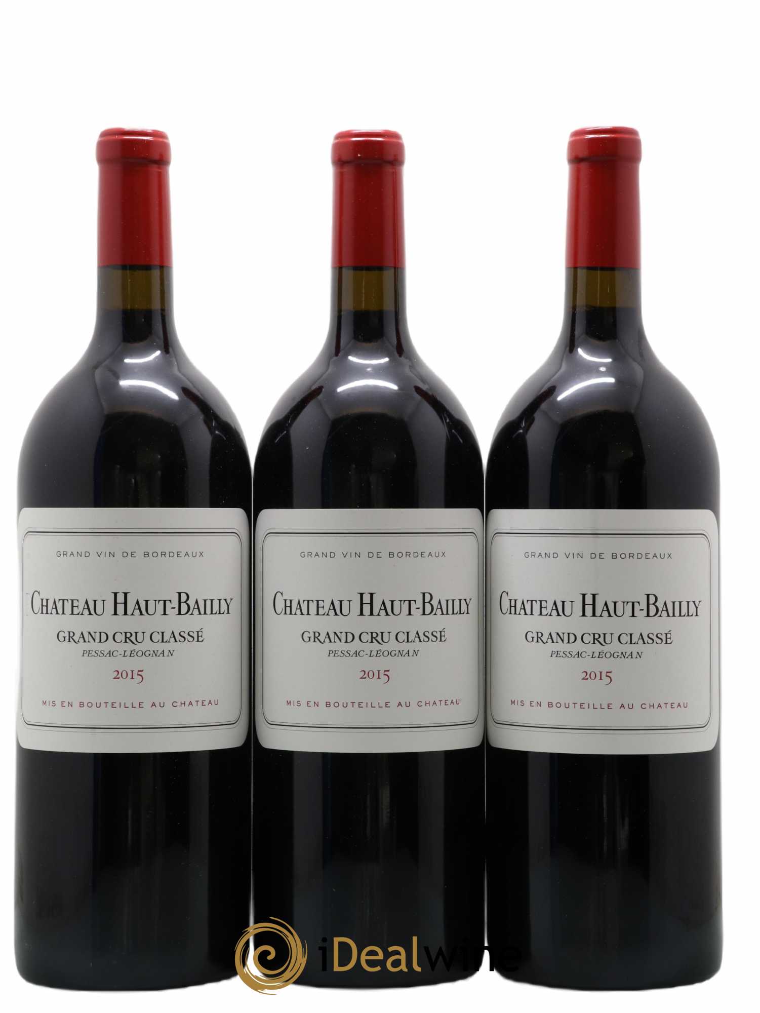 Château Haut-Bailly Cru Classé de Graves 2015 - Lot of 6 magnums - 2