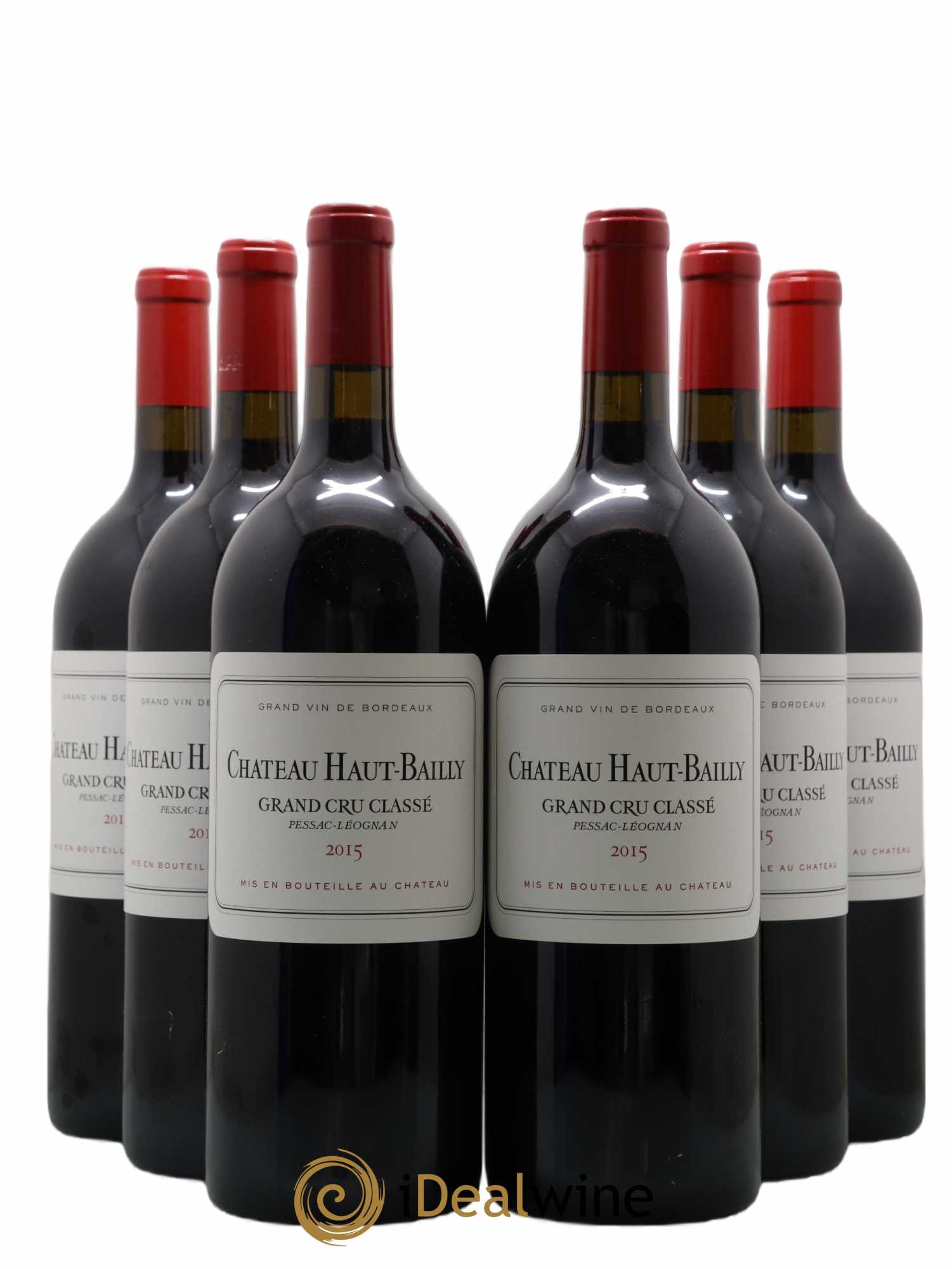Château Haut-Bailly Cru Classé de Graves 2015 - Lot de 6 magnums - 0