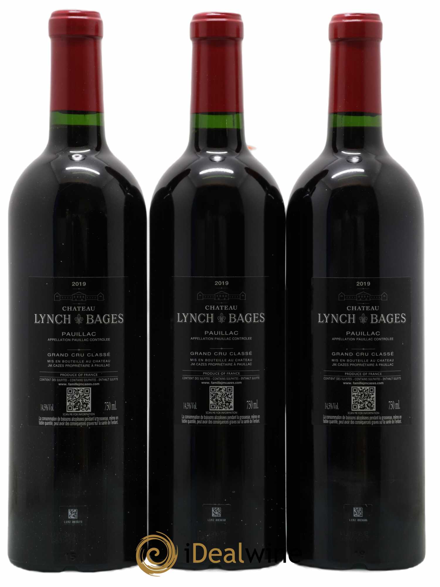 Château Lynch Bages 5ème Grand Cru Classé 2019 - Lot de 6 bouteilles - 4