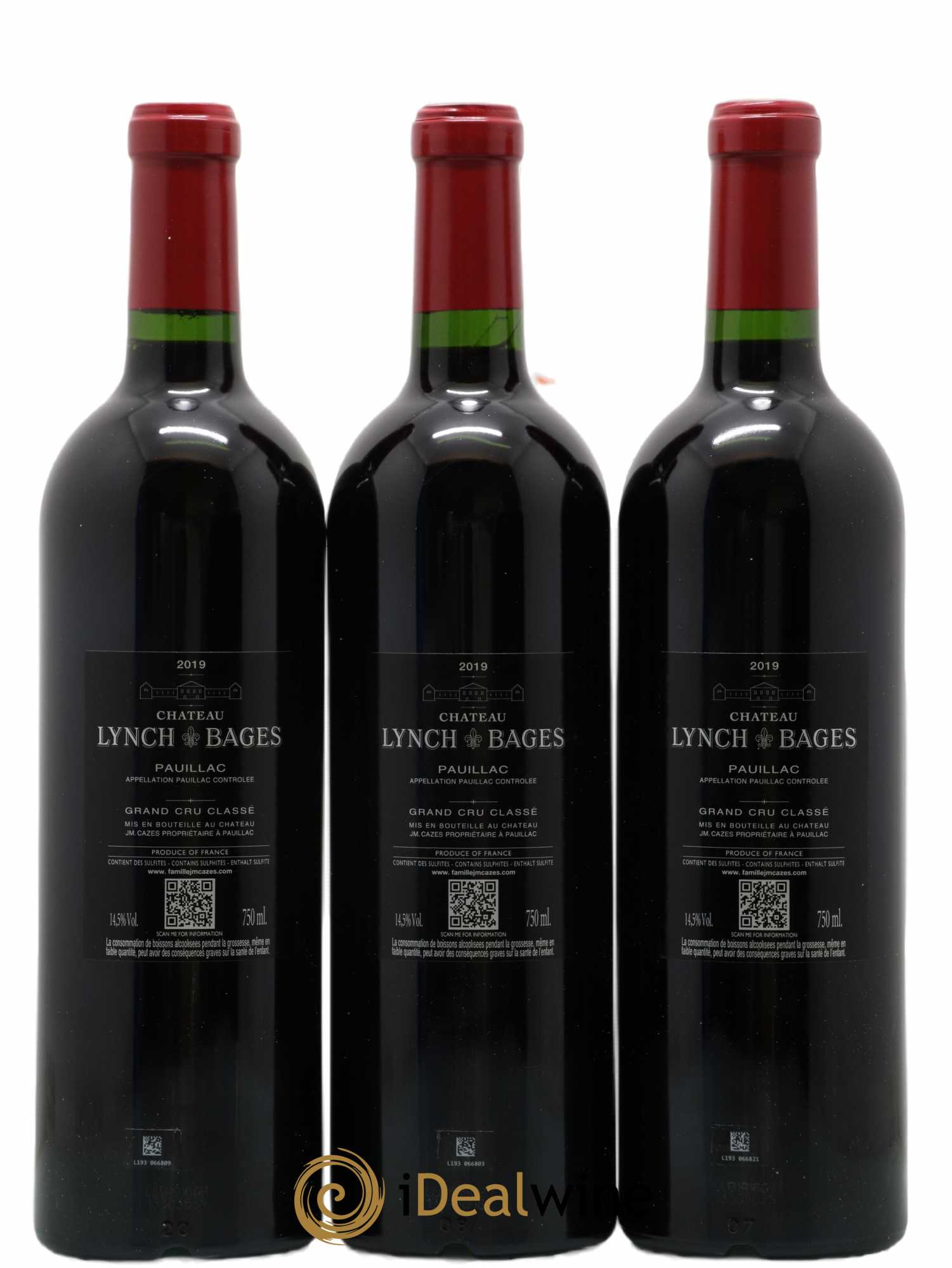 Château Lynch Bages 5ème Grand Cru Classé 2019 - Lot de 6 bouteilles - 4