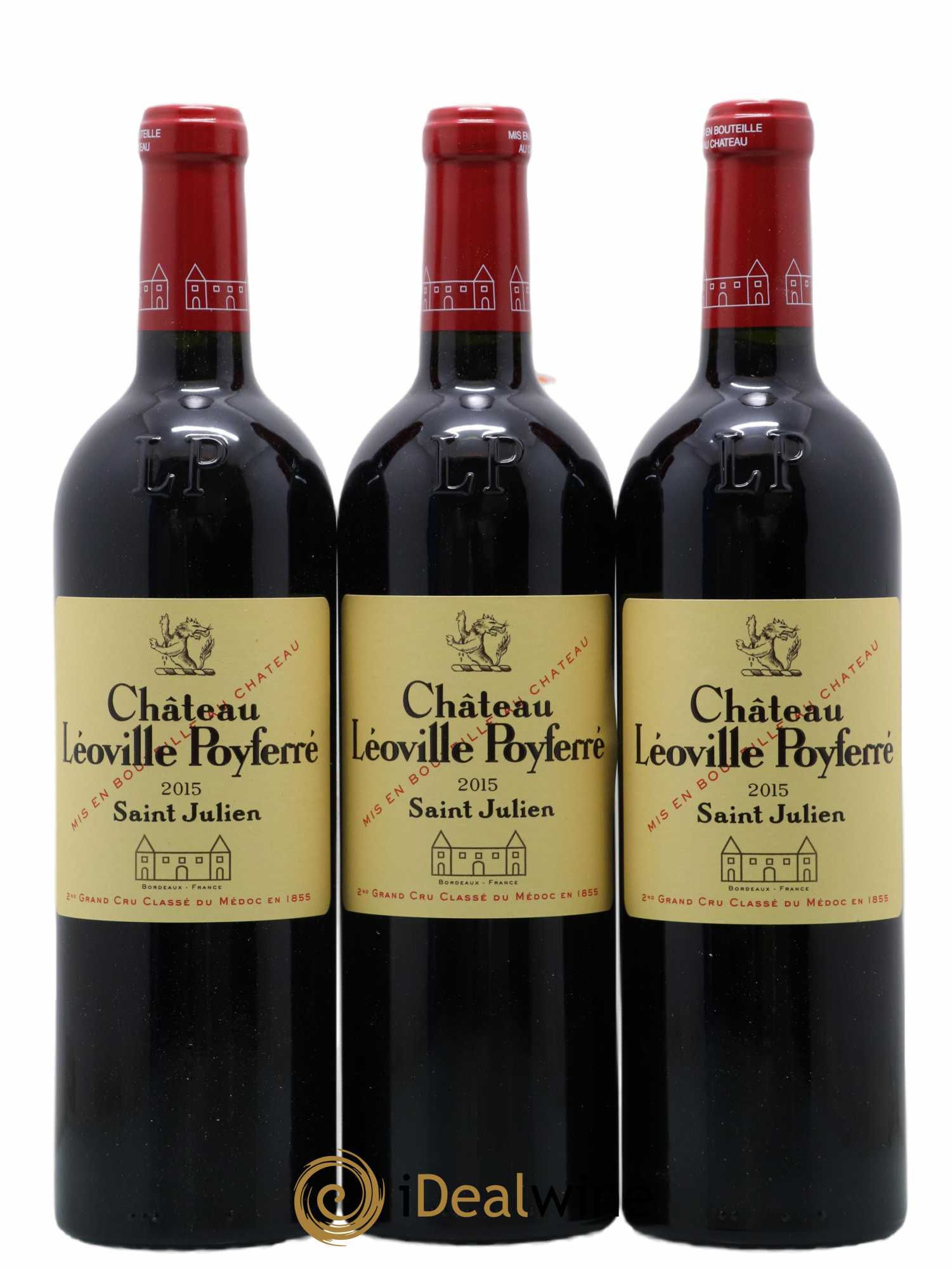 Château Léoville Poyferré 2ème Grand Cru Classé 2015 - Lot de 6 bouteilles - 1