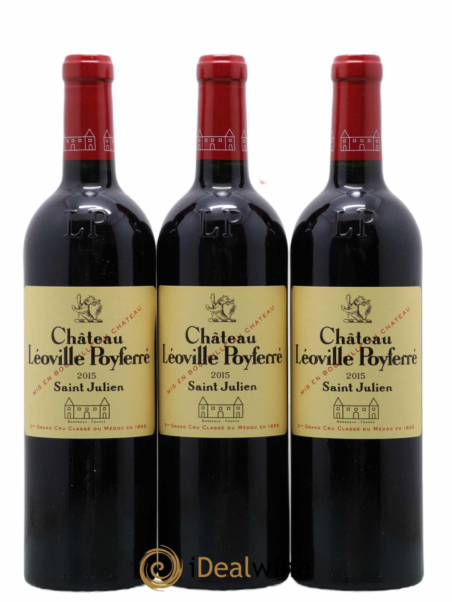 Château Léoville Poyferré 2ème Grand Cru Classé 2015 - Lot de 6 bouteilles - 1