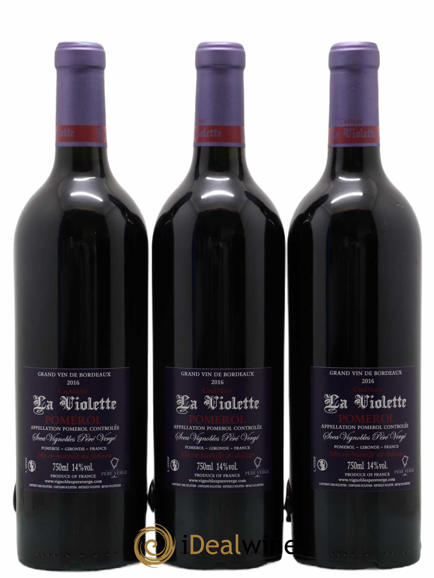 Château la Violette 2016 - Lot de 6 bouteilles - 4