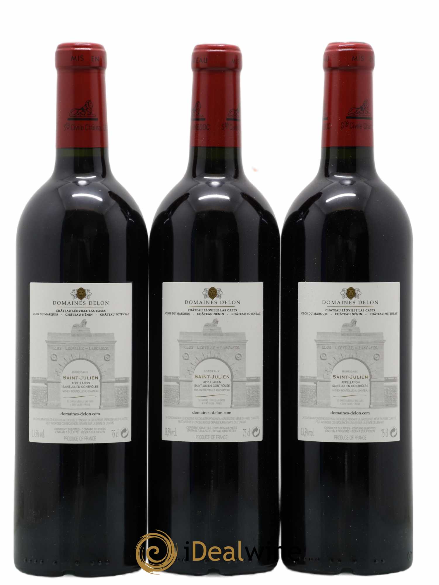 Château Léoville Las Cases 2ème Grand Cru Classé 2015 - Lot de 6 bouteilles - 4