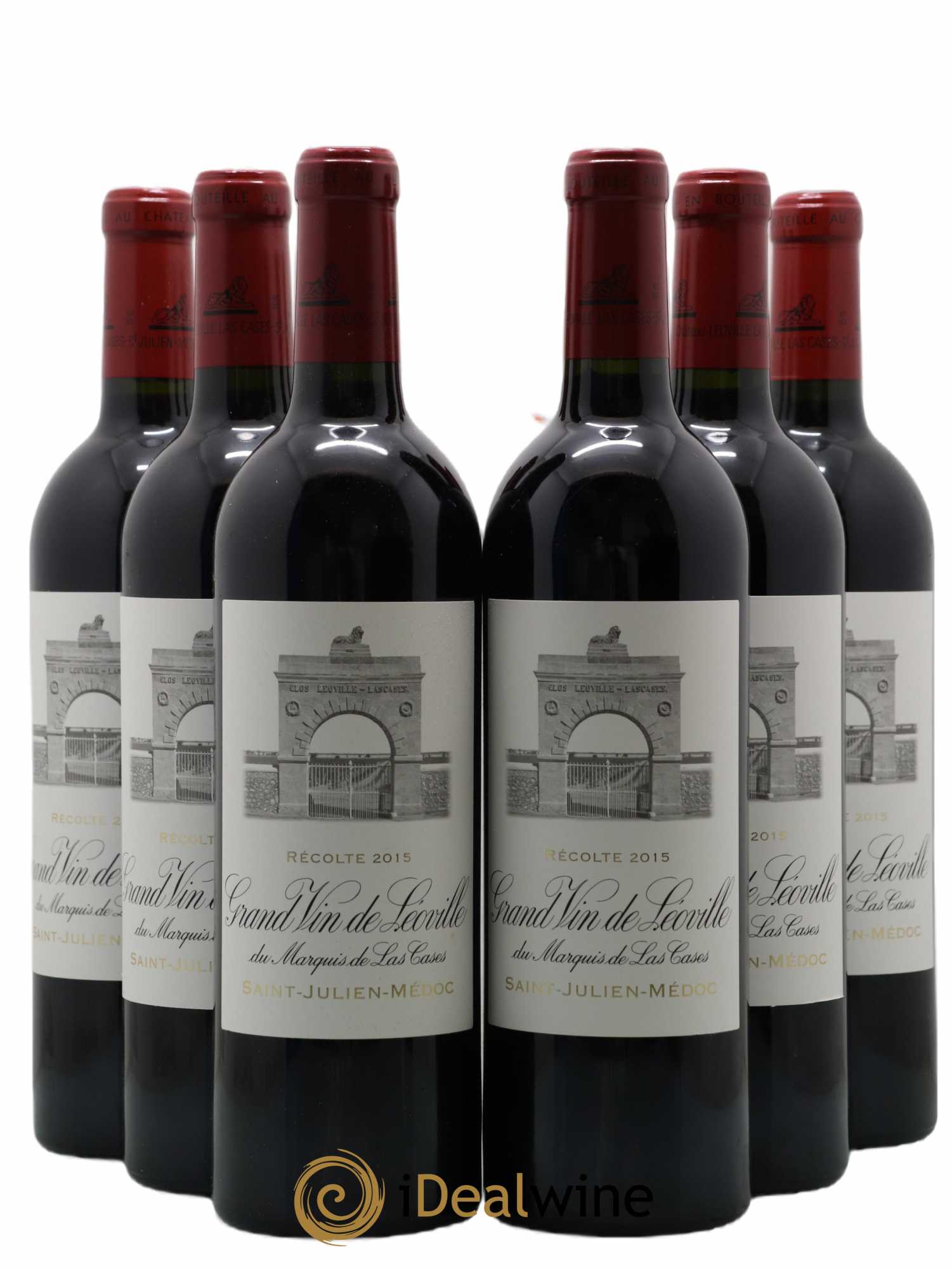 Château Léoville Las Cases 2ème Grand Cru Classé 2015 - Lot de 6 bouteilles - 0