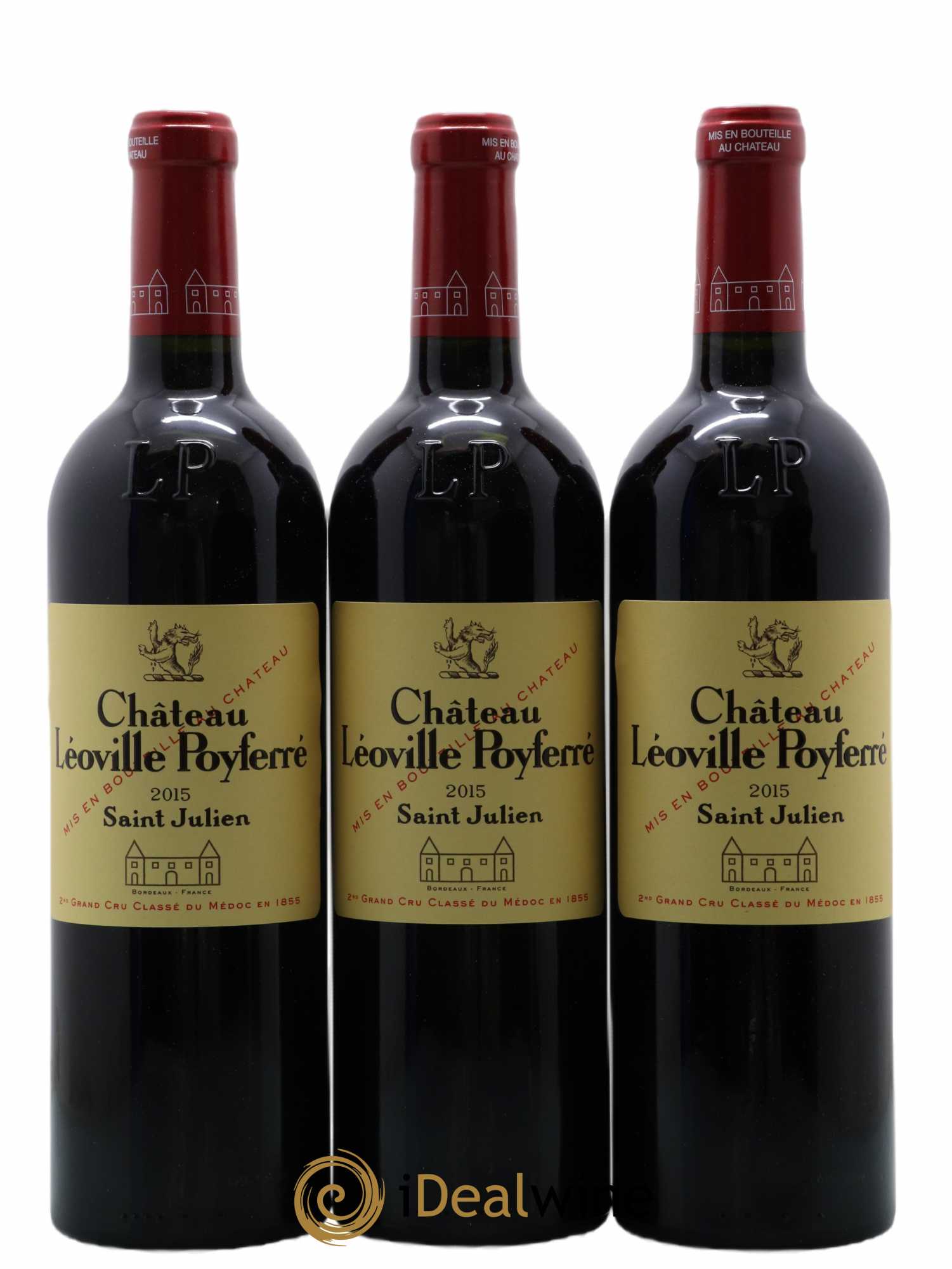 Château Léoville Poyferré 2ème Grand Cru Classé 2015 - Lot of 6 bottles - 2