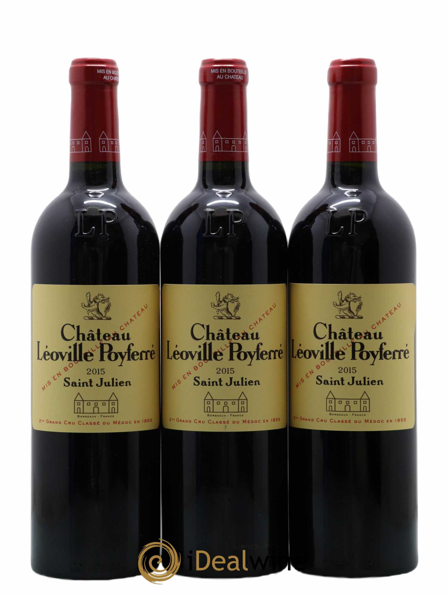 Château Léoville Poyferré 2ème Grand Cru Classé 2015 - Lotto di 6 bottiglie - 1