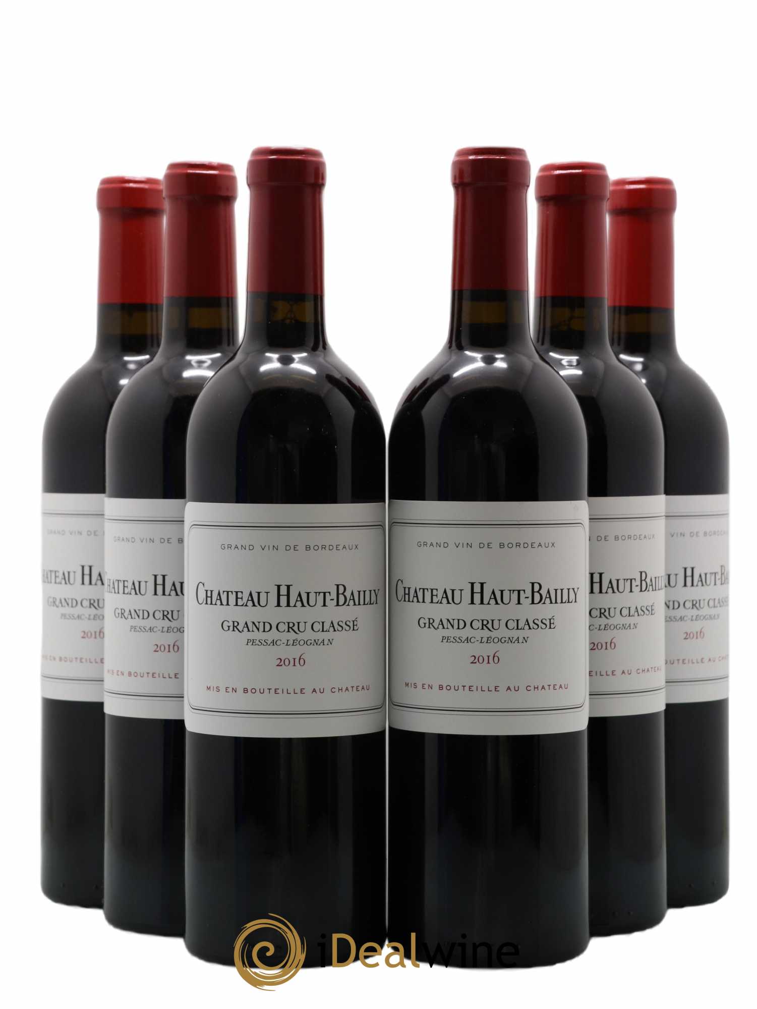 Château Haut-Bailly Cru Classé de Graves 2016 - Lot de 6 bouteilles - 0