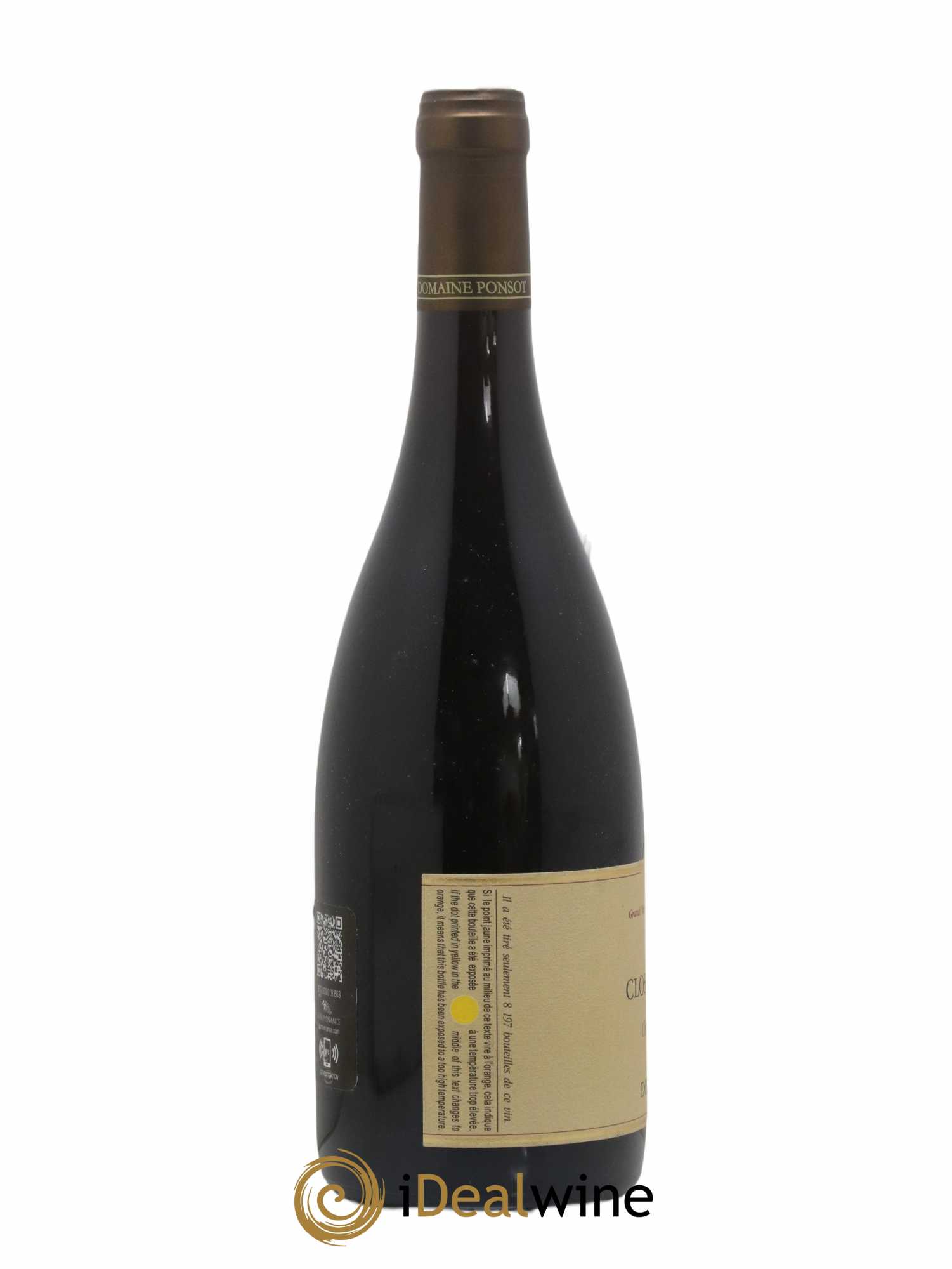Clos de la Roche Grand Cru Vieilles Vignes Ponsot (Domaine) 2014 - Lot de 1 bouteille - 1