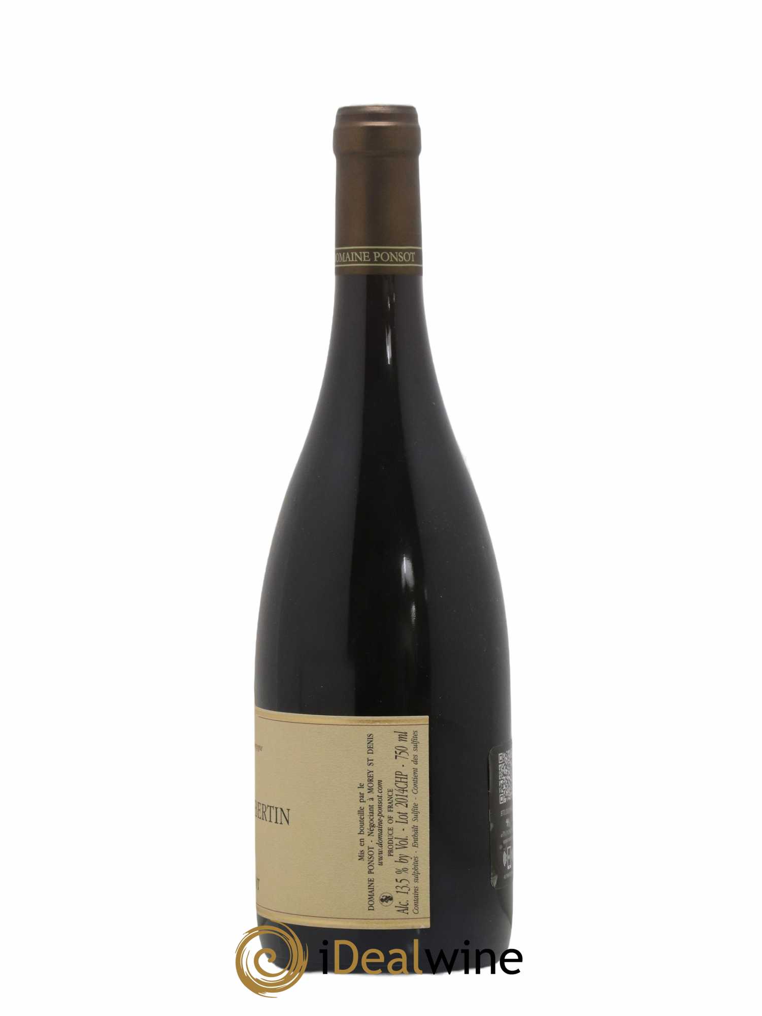 Chapelle-Chambertin Grand Cru Ponsot (Domaine) 2014 - Lot de 1 bouteille - 1