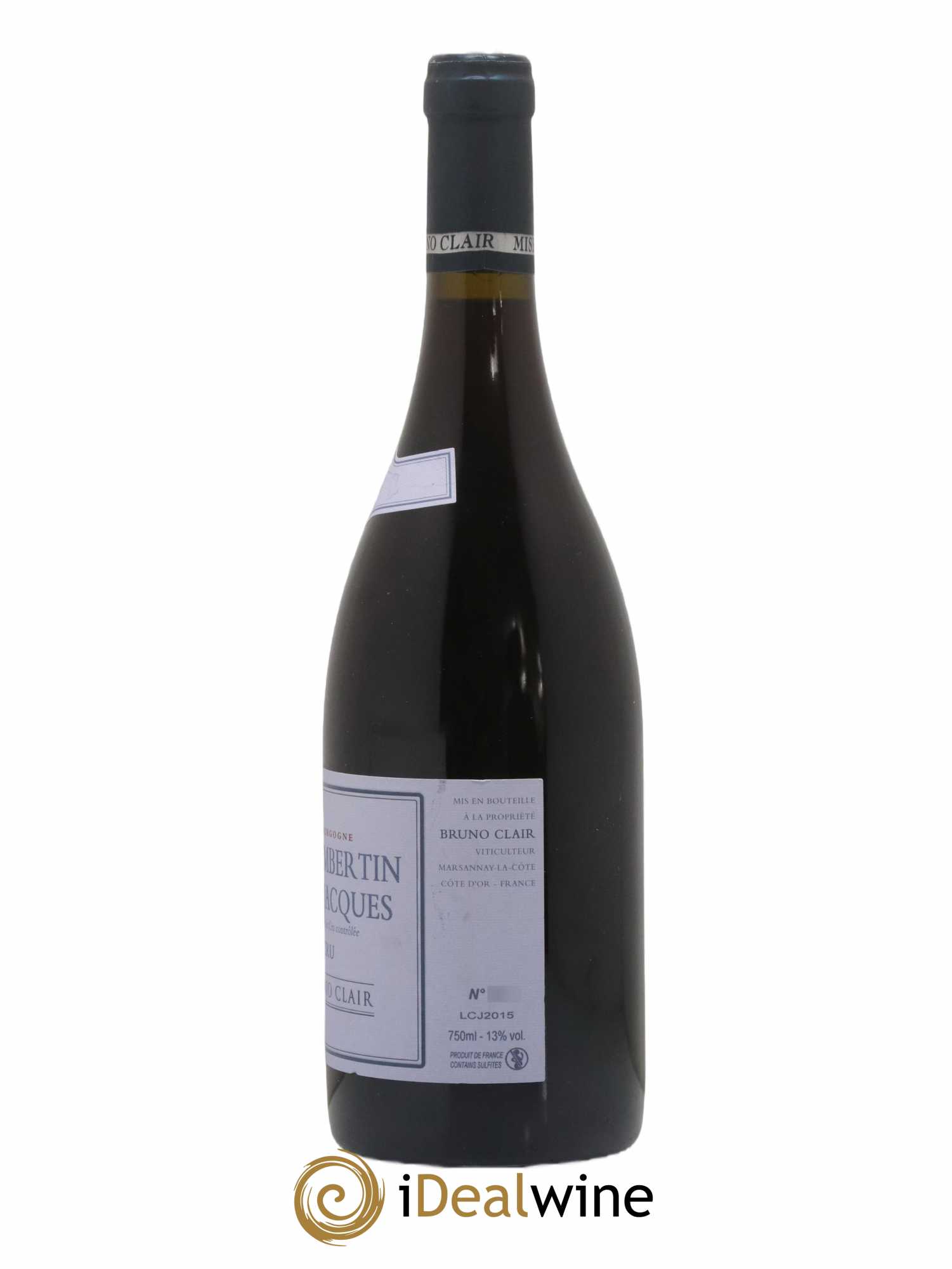 Gevrey-Chambertin 1er Cru Clos Saint-Jacques Bruno Clair (Domaine) 2015 - Lot de 1 bouteille - 1