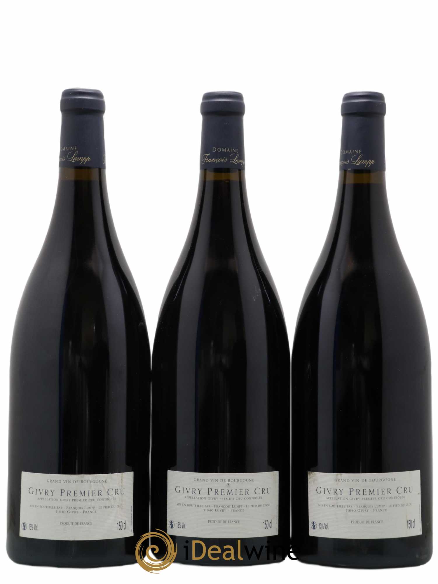 Givry 1er Cru Crausot François Lumpp (Domaine) 2016 - Lot de 3 magnums - 1