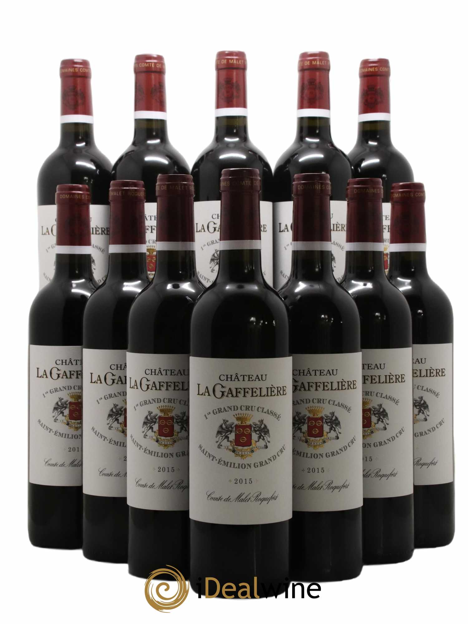 Château la Gaffelière 1er Grand Cru Classé B 2015 - Lot de 12 bouteilles - 0