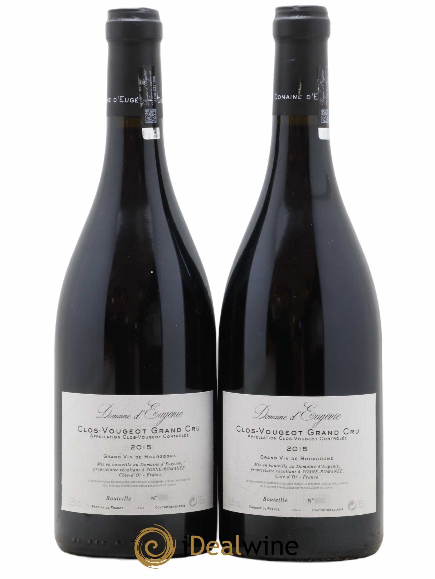 Clos de Vougeot Grand Cru Domaine René Engel - Domaine Eugénie 2015 - Lot of 2 bottles - 1