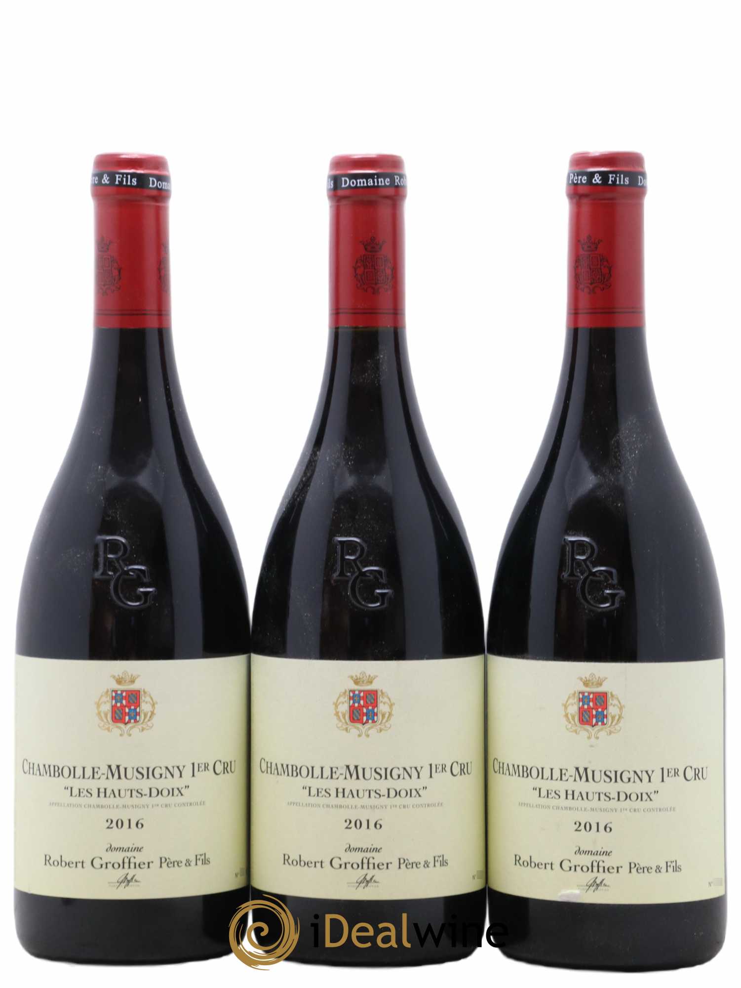 Chambolle-Musigny 1er Cru Les Hauts Doix Robert Groffier Père & Fils (Domaine) 2016 - Lot of 3 bottles - 0