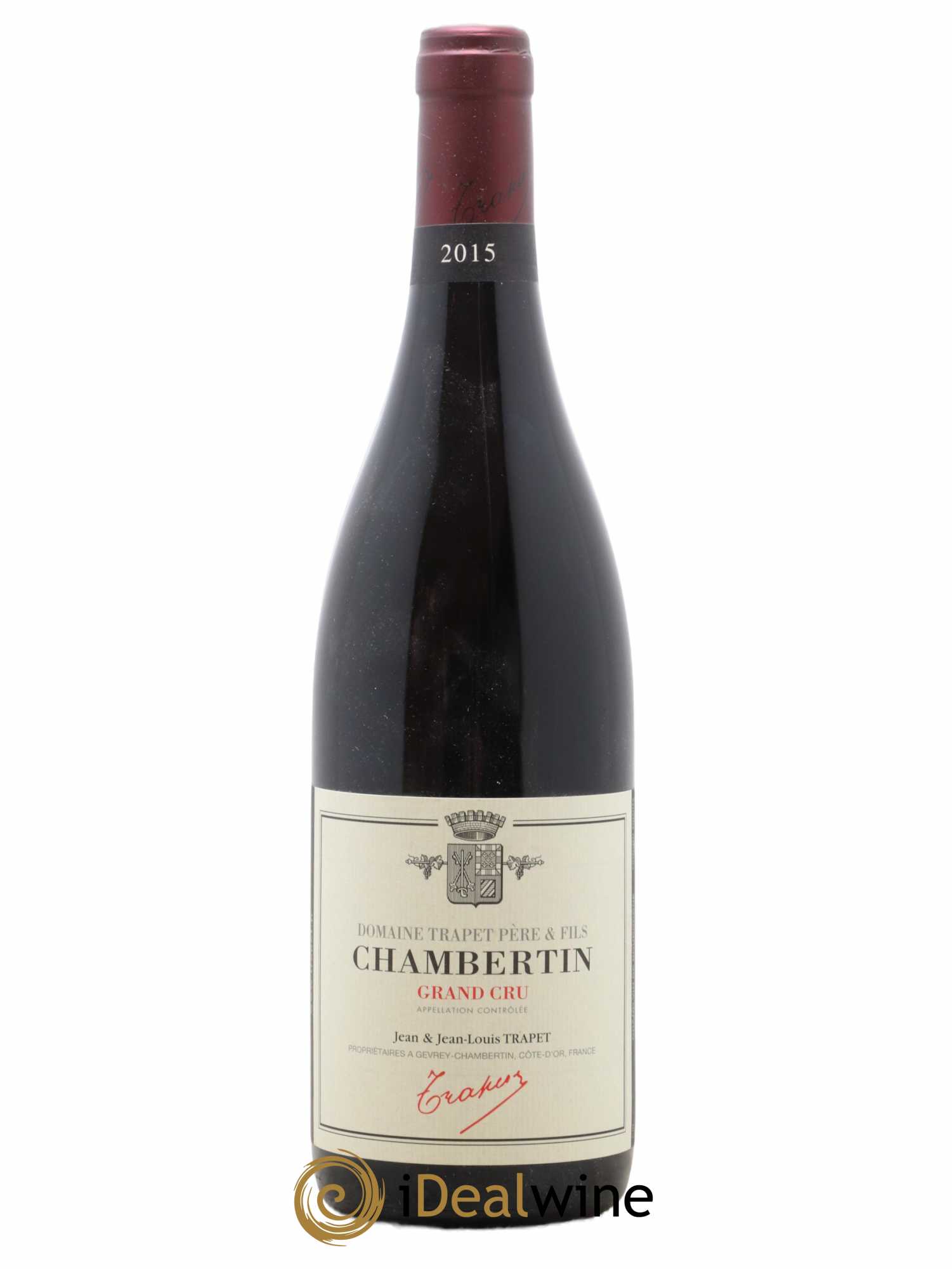Chambertin Grand Cru Domaine Trapet 2015 - Lot de 1 bouteille - 0
