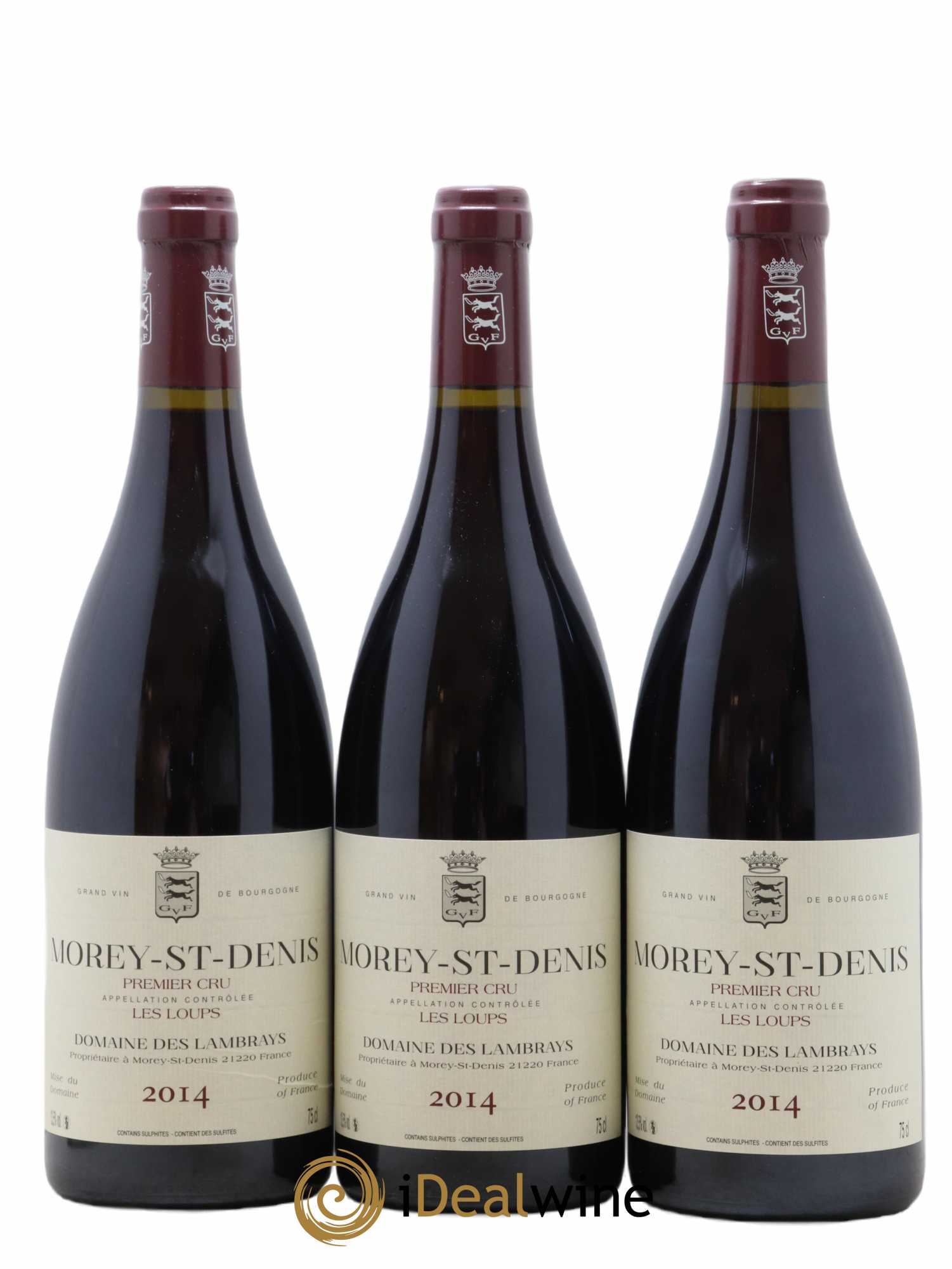 Morey-Saint-Denis 1er Cru Les Loups Domaine des Lambrays 2014 - Lot de 3 bouteilles - 0