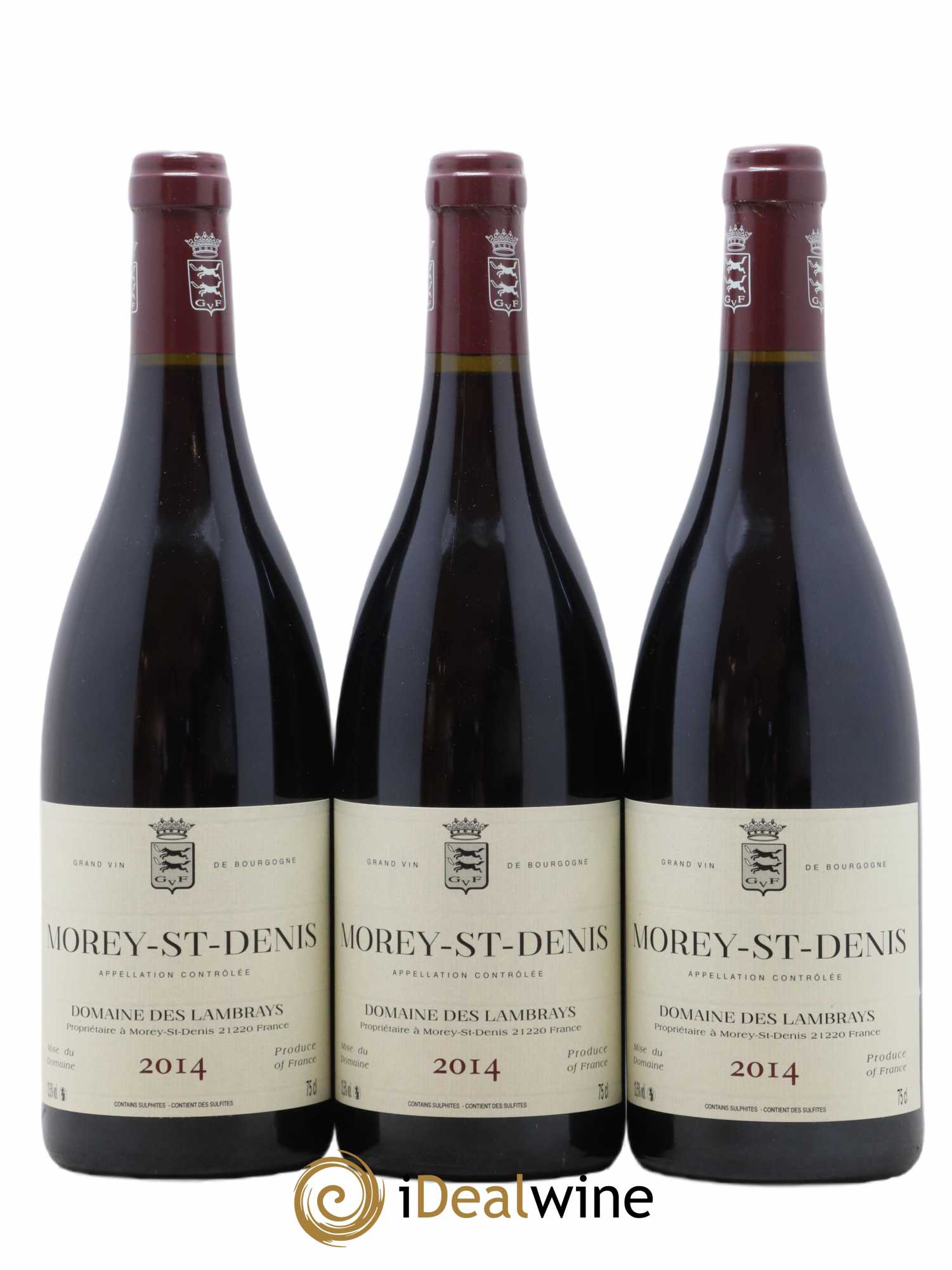 Morey-Saint-Denis Domaine des Lambrays 2014 - Lot de 3 bouteilles - 0
