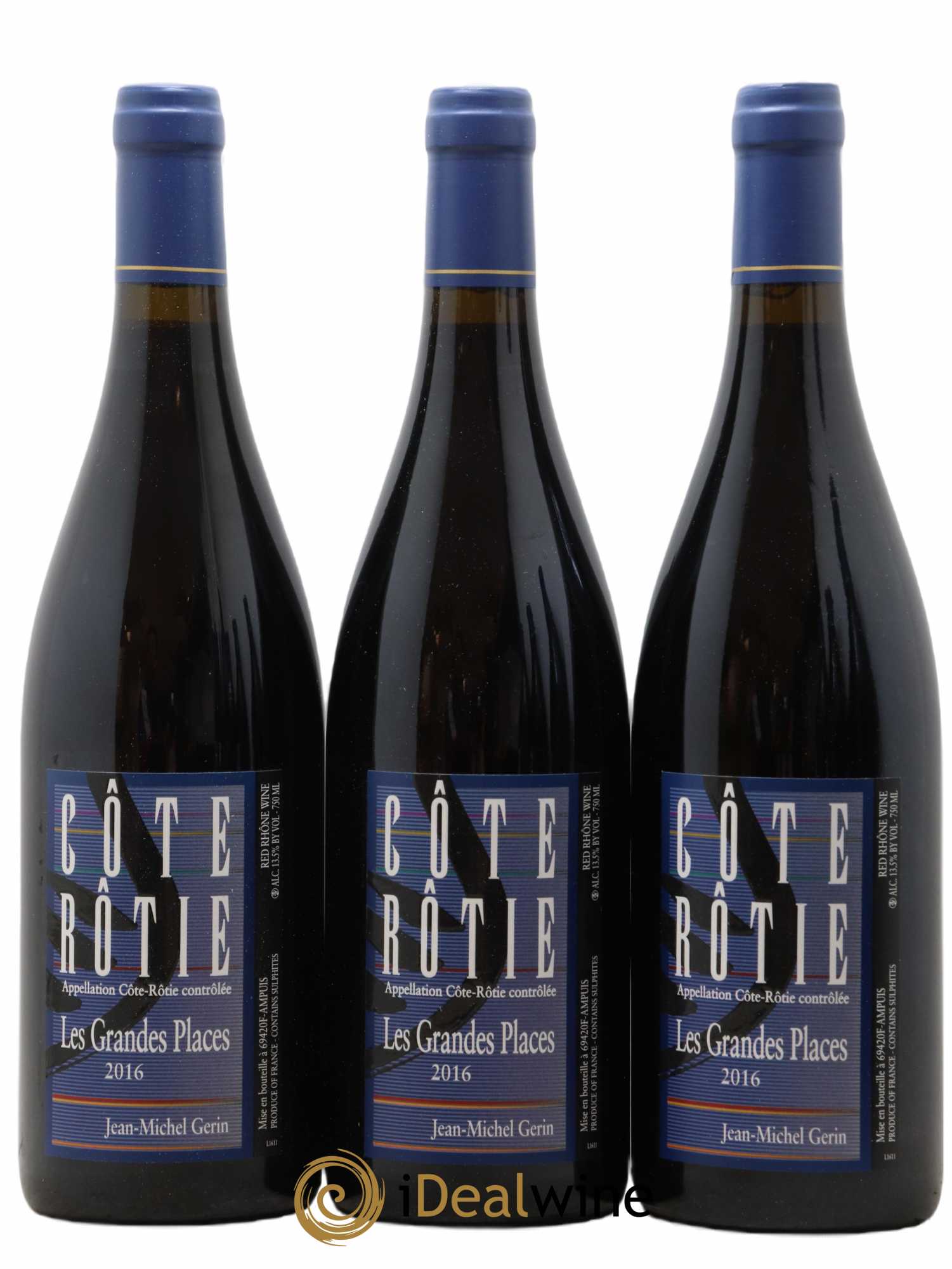Côte-Rôtie Les Grandes Places Jean-Michel Gerin 2016 - Lot de 6 bouteilles - 1